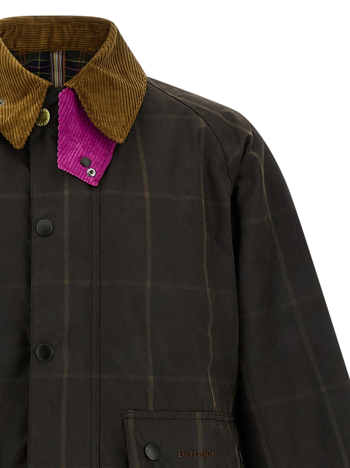 Barbour Brown Cotton Full-Length Jacket