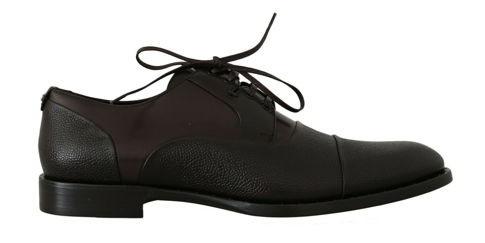 Indulge in the exquisite craftsmanship of Dolce & Gabbana's Brown Leather Laceups Dress Shoes, where luxurious leather meets timeless elegance for the discerning individual.