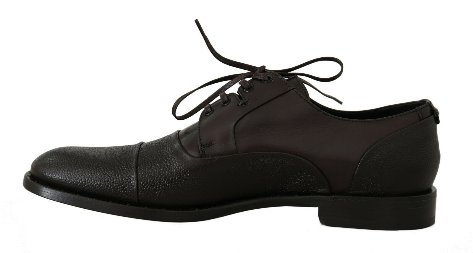 Indulge in the exquisite craftsmanship of Dolce & Gabbana Brown Leather Laceups Dress Men's Shoes, where luxurious leather meets timeless elegance for the discerning individual.