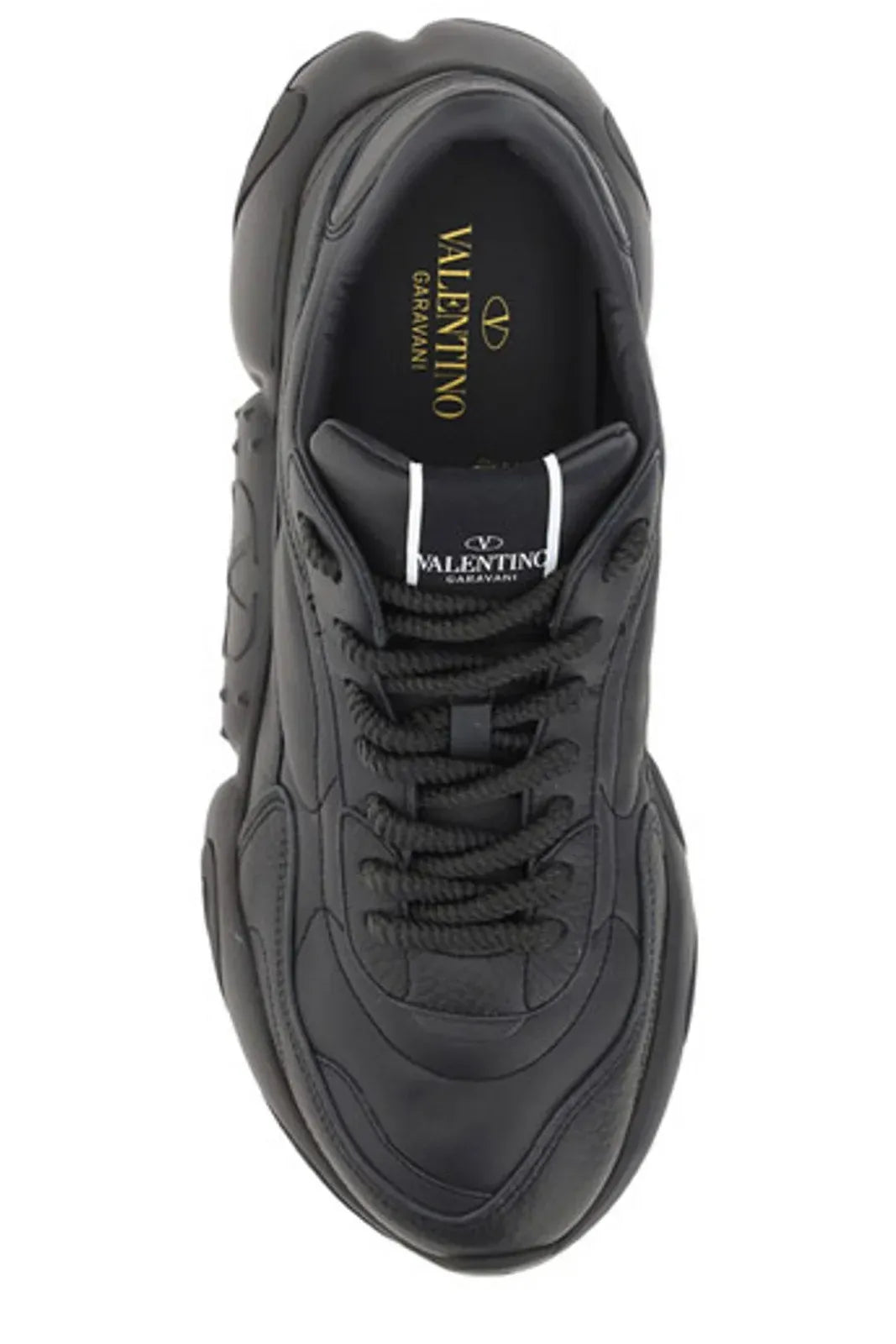 Valentino Garavani Sneakers - Exquisite Black Calf Leather Luxury