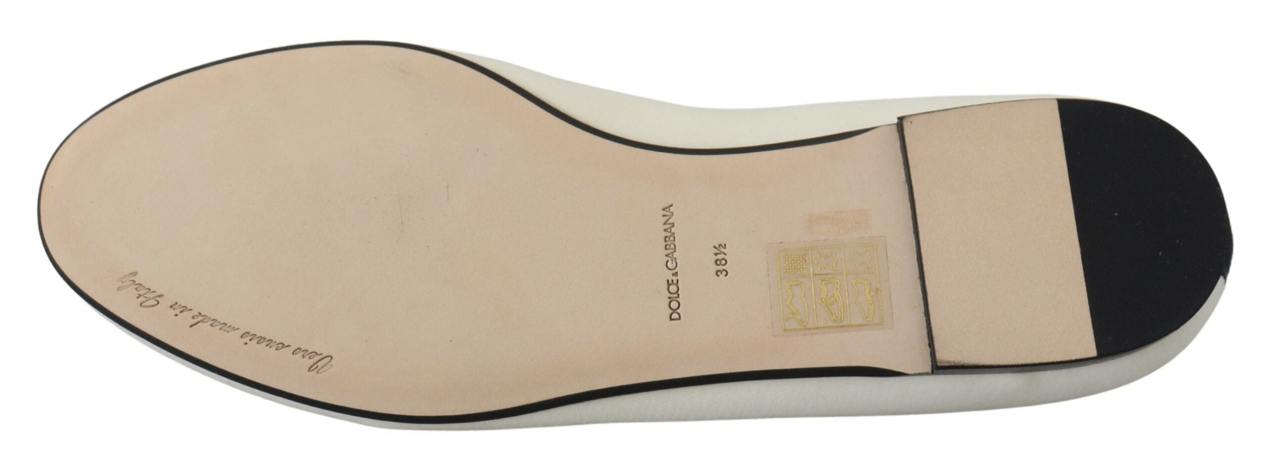 Dolce & Gabbana White Velvet Slip Ons - Timeless Luxury Footwear