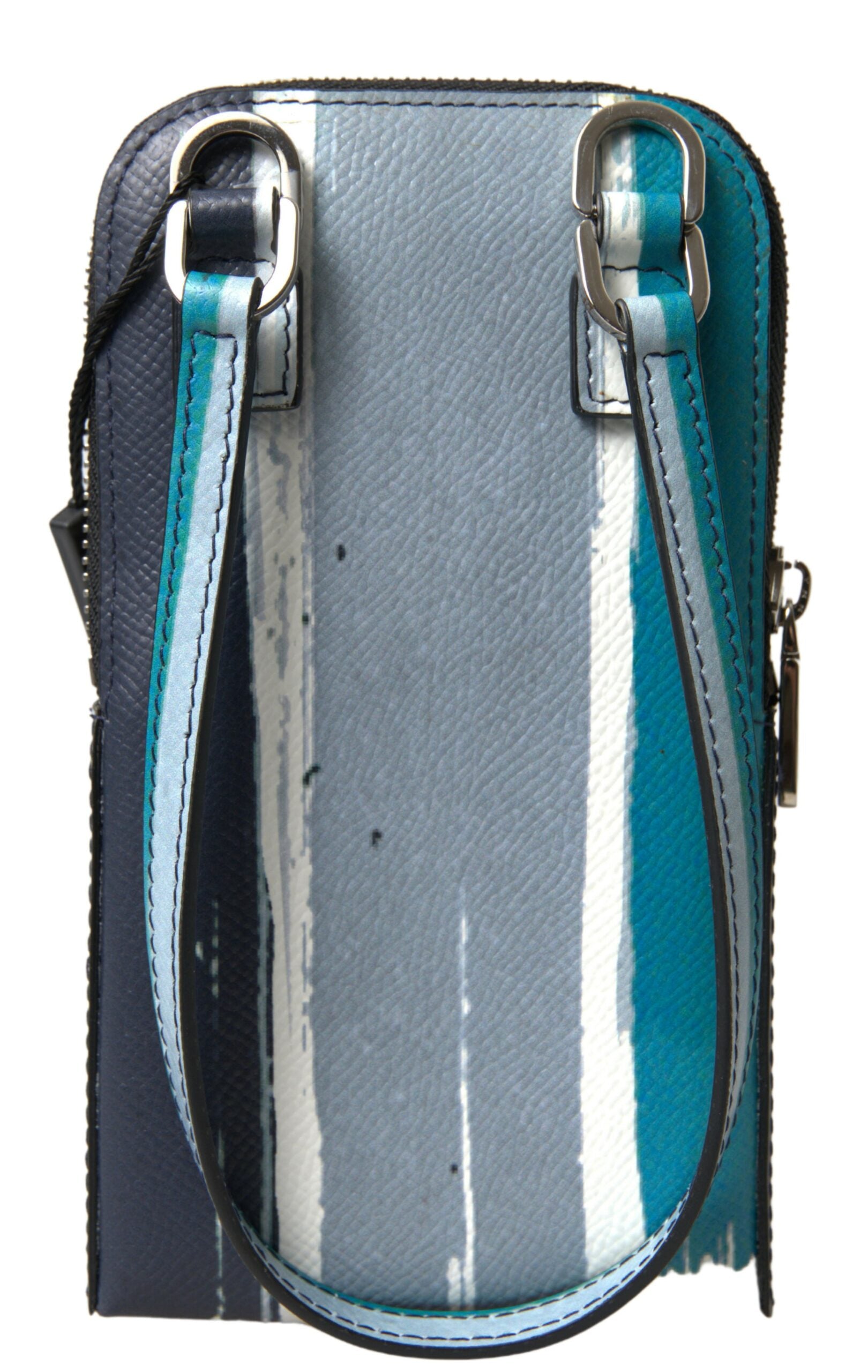 Elevate your style with the Dolce & Gabbana Blue Leather Purse, a masterpiece of Italian craftsmanship that embodies luxury and sophistication for every occasion.