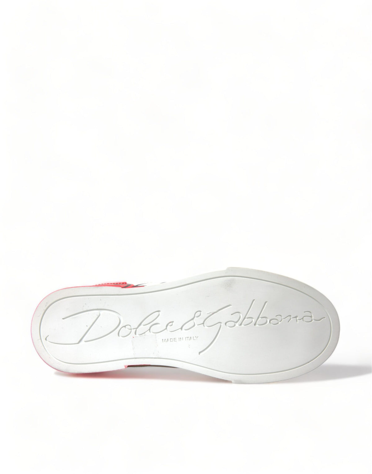 Step into the realm of luxury with Dolce & Gabbana's exquisite White Red Lace Up Women's Low Top Sneakers, where impeccable craftsmanship meets timeless elegance in every step.