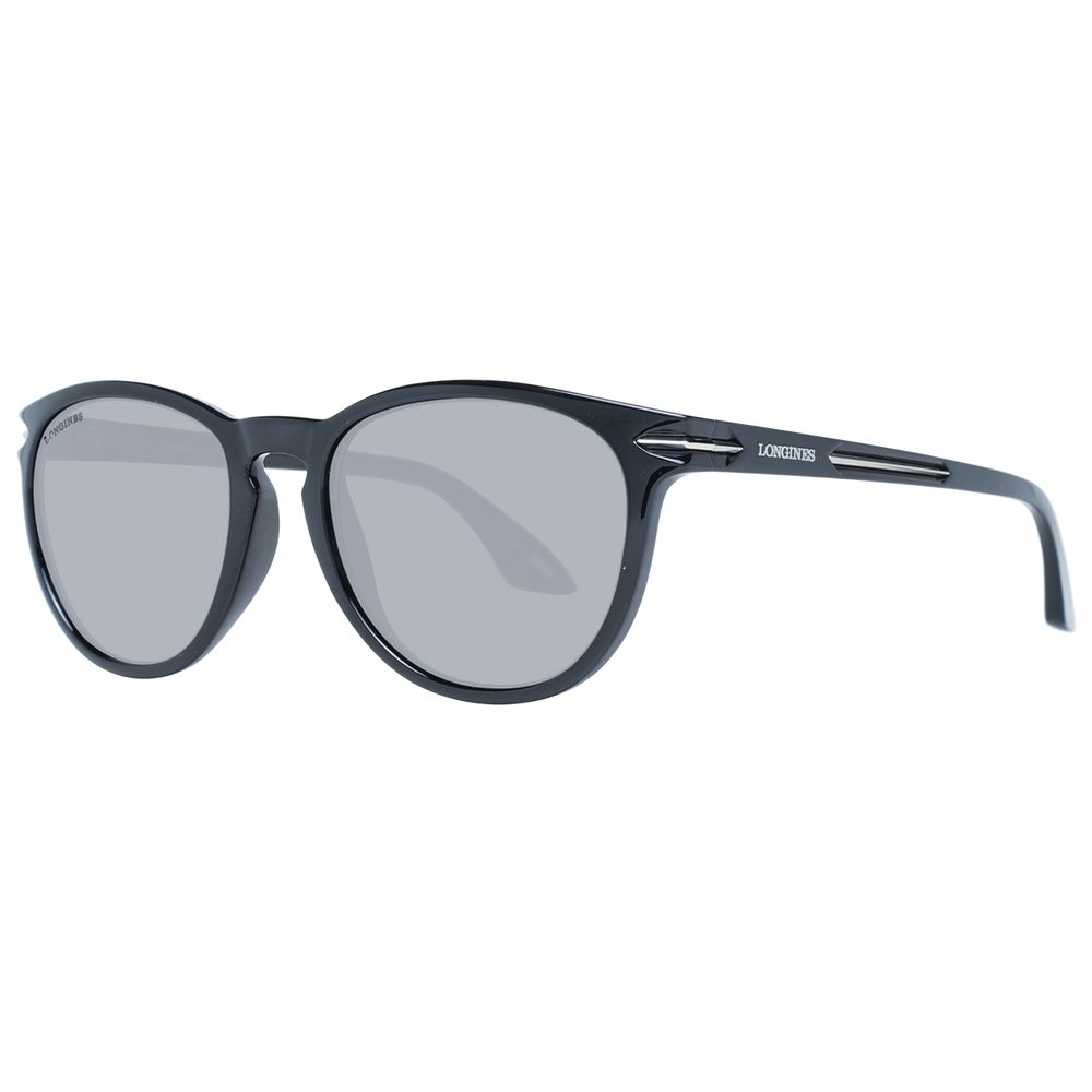 Discover the exquisite Longines Black Plastic Sunglasses, where timeless design meets unparalleled craftsmanship, elevating your style with luxurious elegance and sophistication.