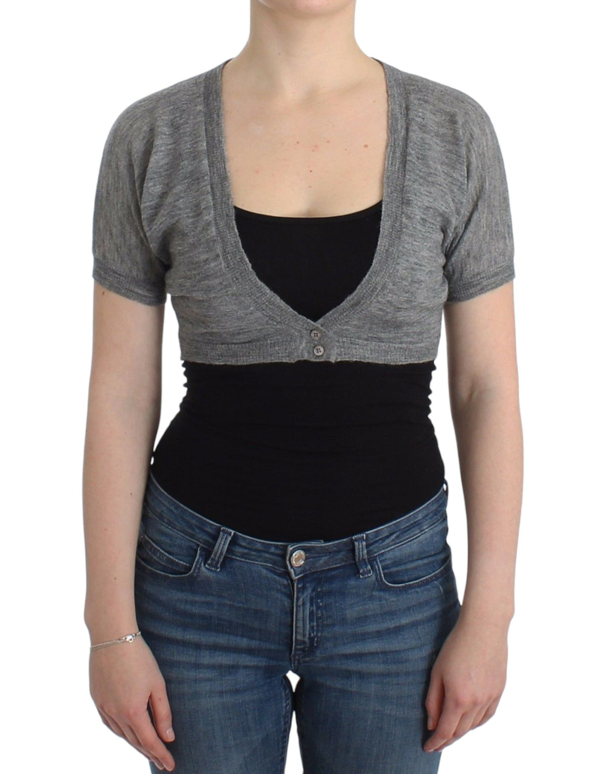 Ermanno Scervino Bolero Sweater Cardigan - Luxe Elegance