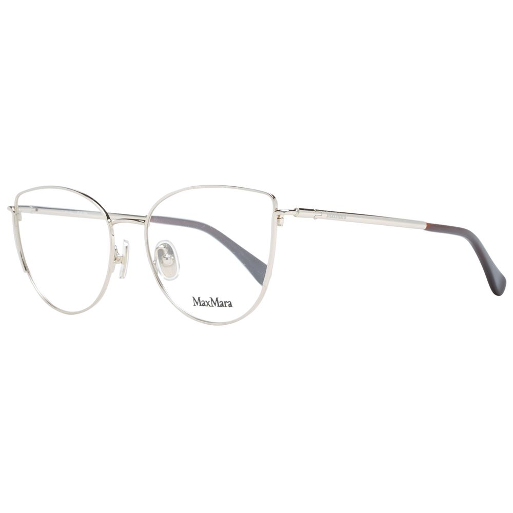 Discover the Max Mara Gold Metal Glasses from the 2023 fall/winter collection, where timeless elegance meets expert craftsmanship in a luxurious gold frame.