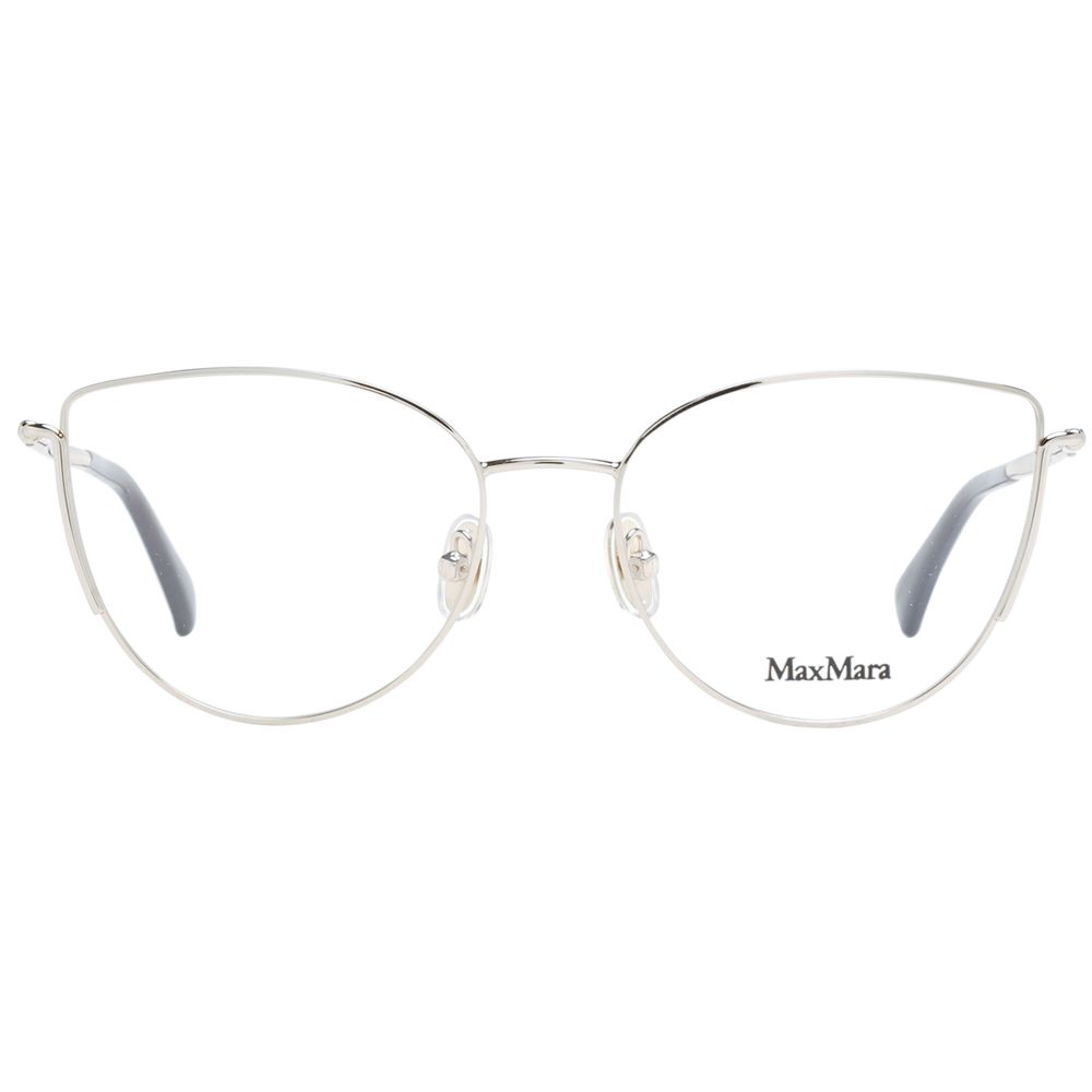Discover the Max Mara Gold Metal Glasses from the 2023 fall/winter collection, where exquisite craftsmanship meets timeless elegance for a truly luxurious accessory.