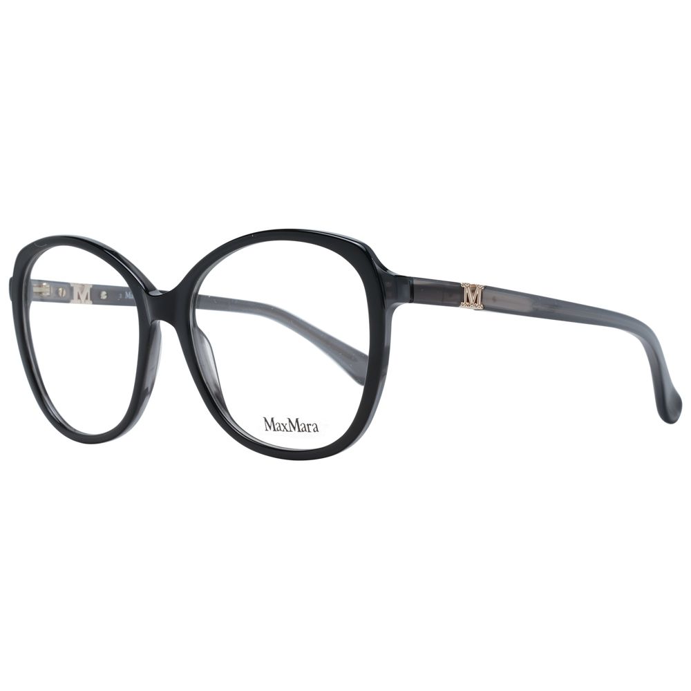 Elevate your allure with Max Mara Black Plastic Glasses, where exquisite artisan craftsmanship meets timeless elegance, perfect for any sophisticated occasion.