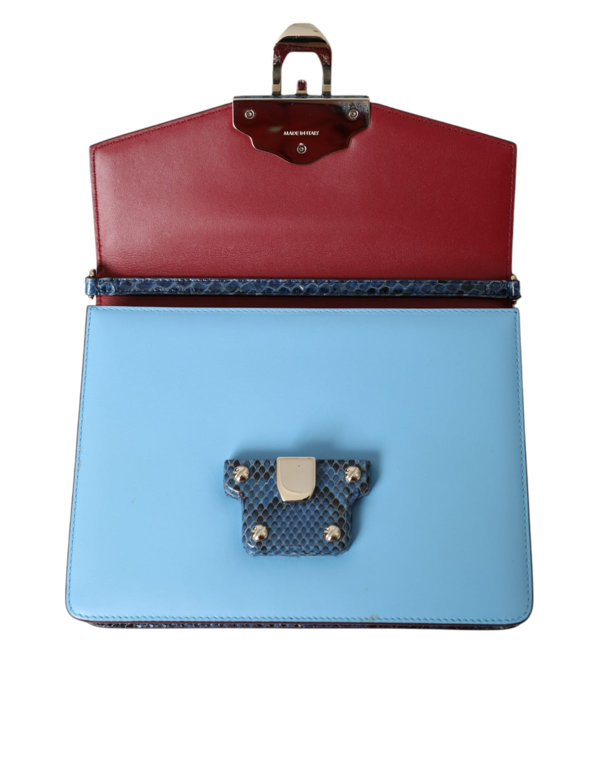Indulge in the exquisite Dolce & Gabbana LUCIA Crossbody Bag, a masterpiece of exotic leathers that embodies timeless luxury and sophisticated elegance for the discerning individual.