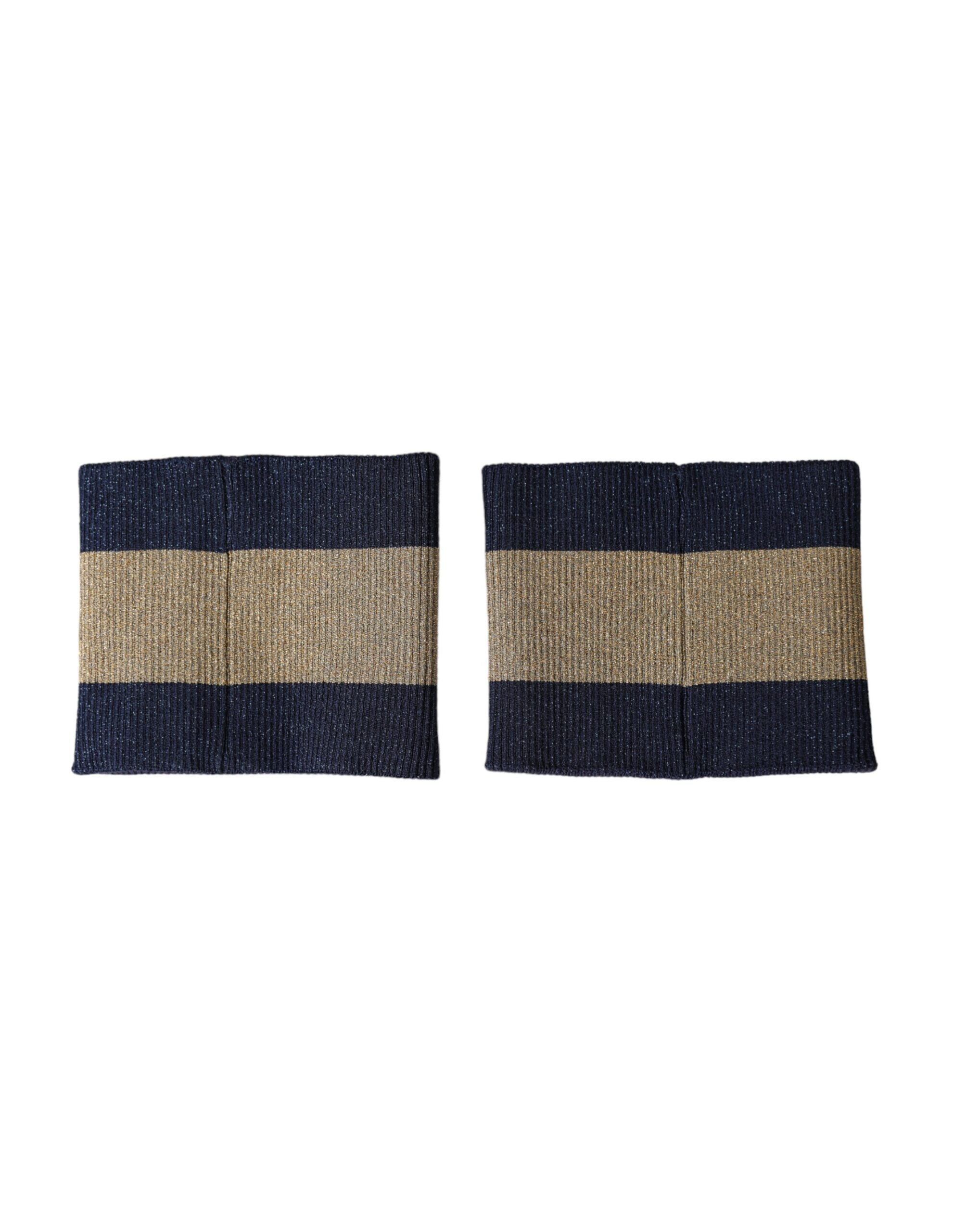 Elevate your style with the Dolce & Gabbana Black Gold Logo Star 84 Viscose Wristband, a luxurious blend of silk and viscose that embodies sophistication and allure.