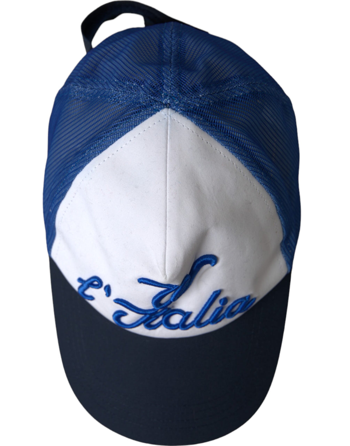 Dolce & Gabbana Italia Mesh Baseball Hat - Luxe Designer Accessory
