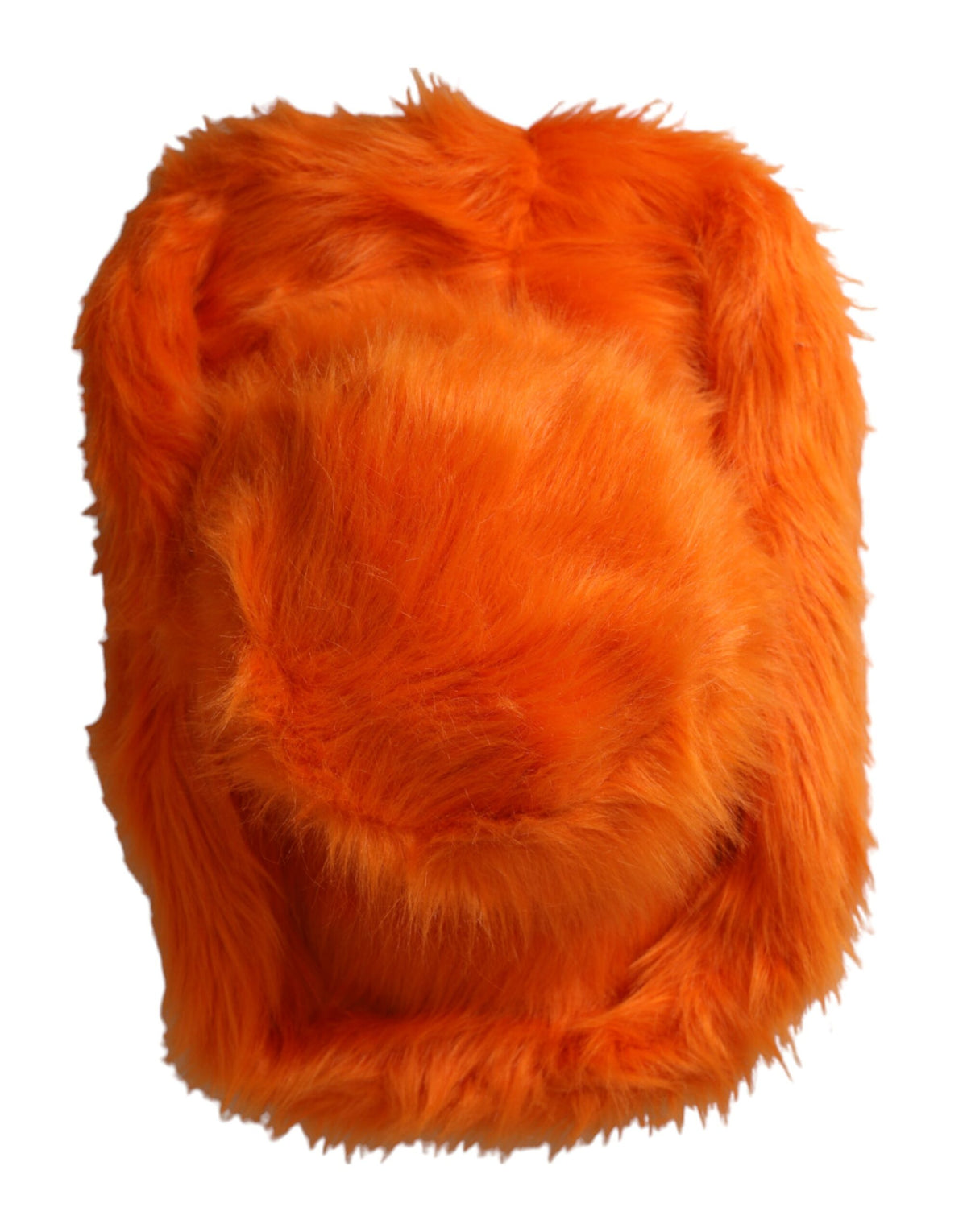 Elevate your style with the Dolce & Gabbana Orange Faux Fur Polyester Fedora Hat, a masterpiece of Italian craftsmanship that embodies luxury and sophistication for the discerning individual.