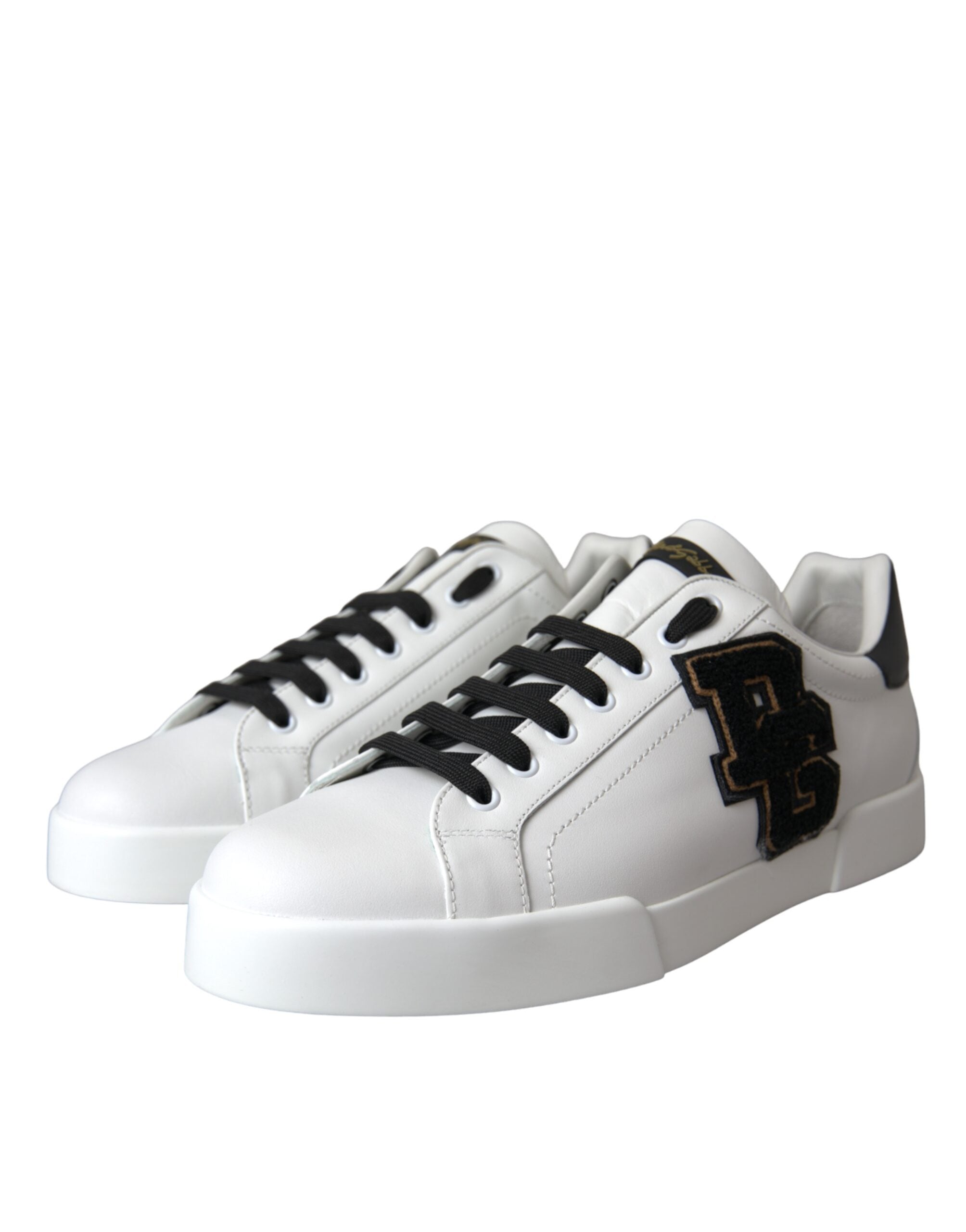 Elevate your style with Dolce & Gabbana's White Leather DG Logo Casual Low Top Sneakers, where exquisite craftsmanship meets timeless elegance for the discerning individual.