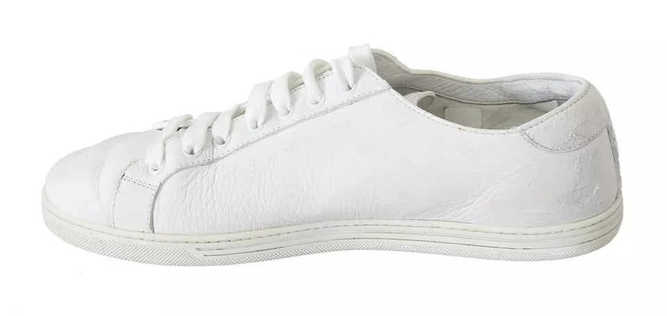 Dolce & Gabbana White Saint Tropez Sneakers - Luxury Footwear