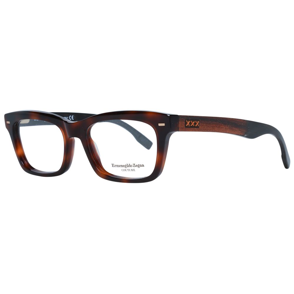 Experience the exquisite craftsmanship of Ermenegildo Zegna Brown Plastic Glasses, where timeless elegance meets modern sophistication, perfect for the discerning individual.