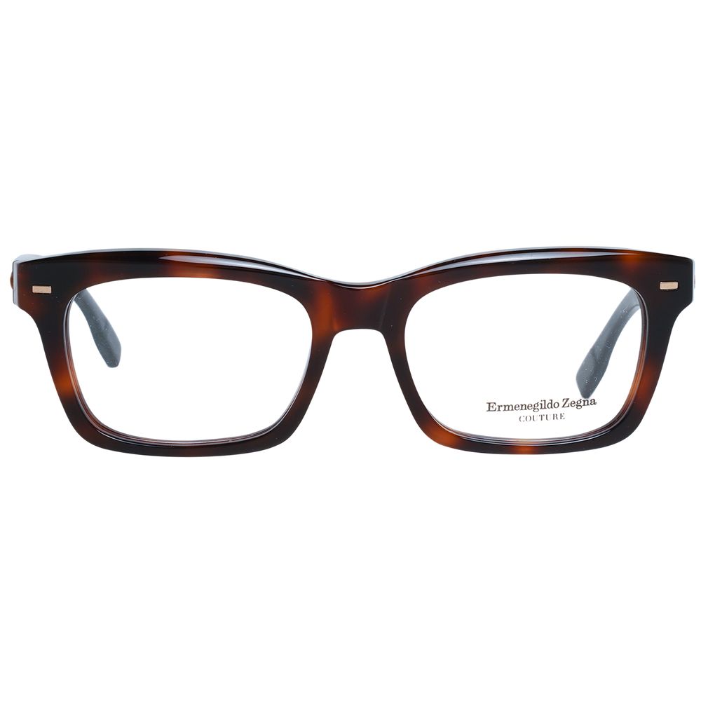 Experience the exquisite Ermenegildo Zegna Brown Plastic Glasses, a perfect fusion of artisanal craftsmanship and timeless elegance, elevating your style with every glance.