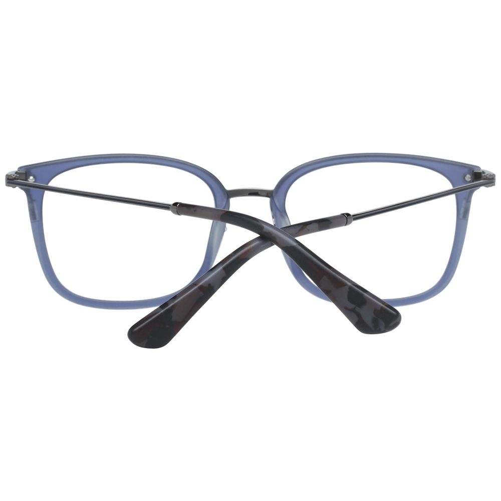 Police Blue Metal & Plastic Glasses – Artisanal Luxury Eyewear