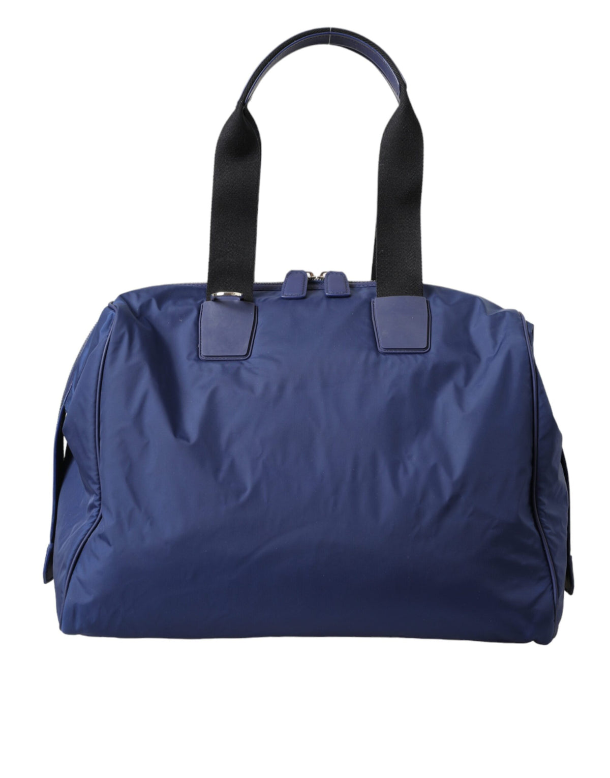 Discover the Dolce & Gabbana Blue Nylon Calfskin Hand Shoulder Duffel Bag, a masterpiece of Italian craftsmanship that elevates your travel experience with luxurious elegance.
