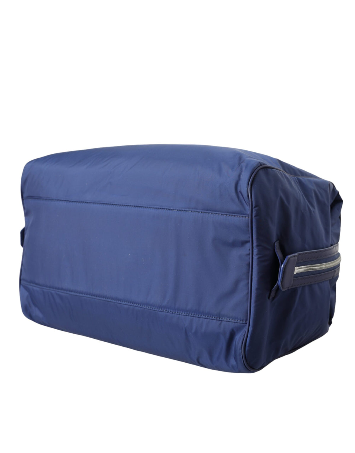 Experience the allure of the Dolce & Gabbana Blue Nylon Calfskin Hand Shoulder Duffel Bag, a masterpiece of Italian craftsmanship that redefines luxury travel.