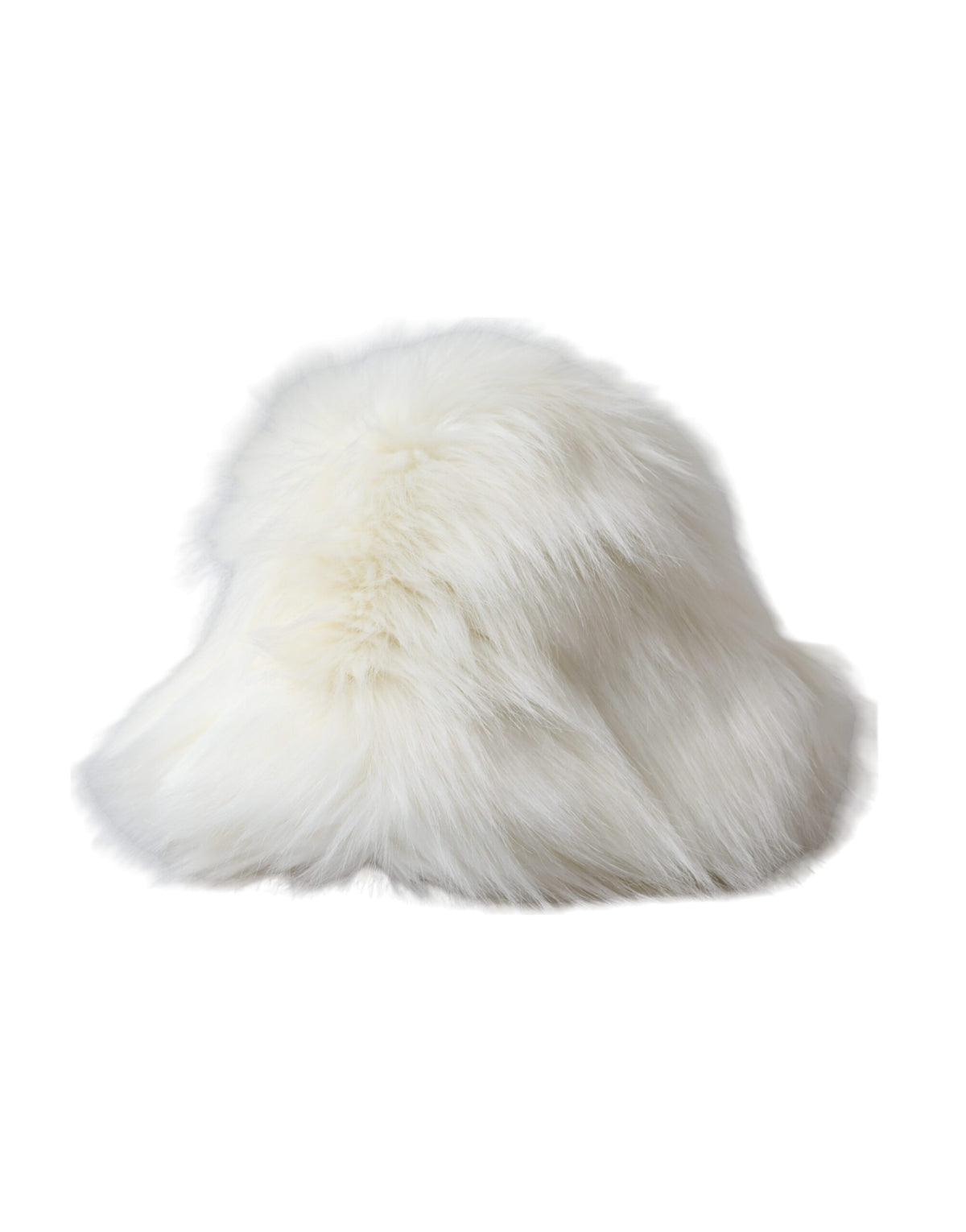 Elevate your style with the Dolce & Gabbana White Acrylic Fur Women's Bucket Hat, a luxurious accessory from the Seasonal Couture Collection, embodying sophisticated elegance and timeless versatility.