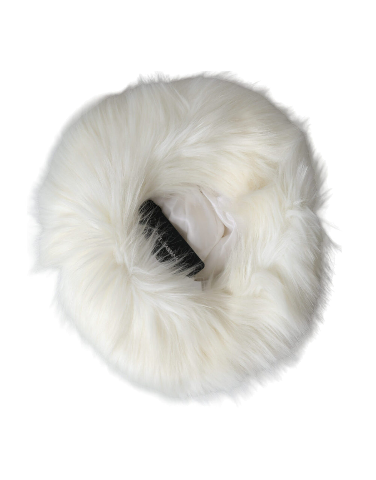 Indulge in the exquisite allure of Dolce & Gabbana's White Acrylic Fur Women's Bucket Hat, a luxurious masterpiece that redefines elegance and sophistication for every occasion.