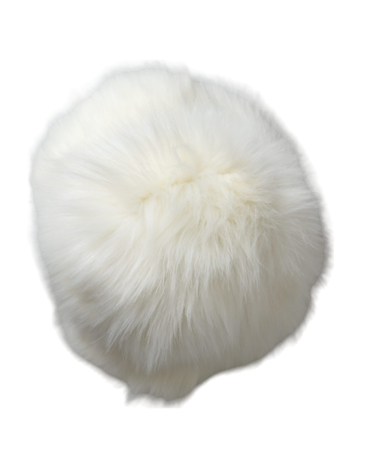 Indulge in the exquisite allure of Dolce & Gabbana's White Acrylic Fur Women's Bucket Hat, a masterpiece of seasonal couture that redefines luxury and sophistication.