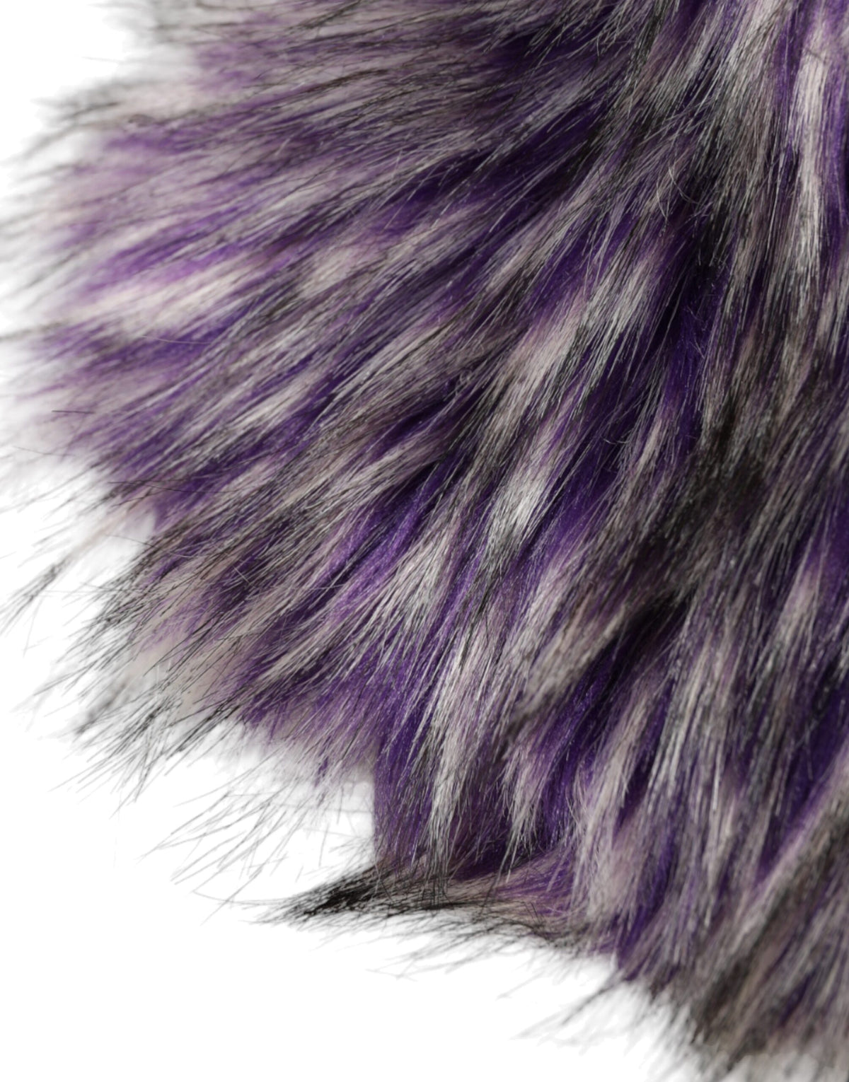 Indulge in the Dolce & Gabbana Purple Faux Fur Whole Head Wrap Hat, a luxurious statement piece crafted in Italy, embodying elegance and sophistication for the discerning fashion connoisseur.