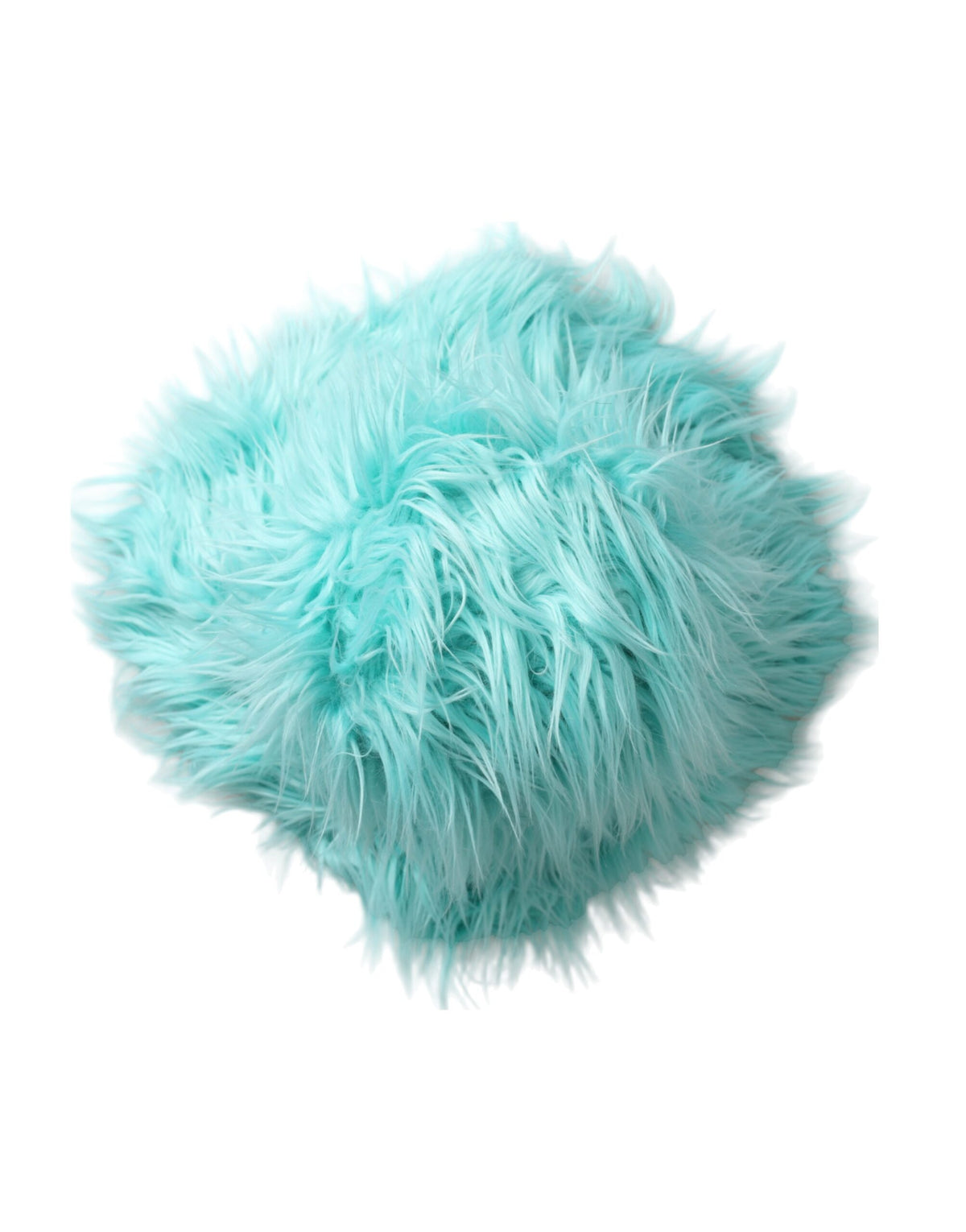 Indulge in the exquisite Dolce & Gabbana Mint Green Acrylic Fur Bucket Hat, a luxurious statement piece crafted in Italy, perfect for elevating any ensemble with its plush elegance.