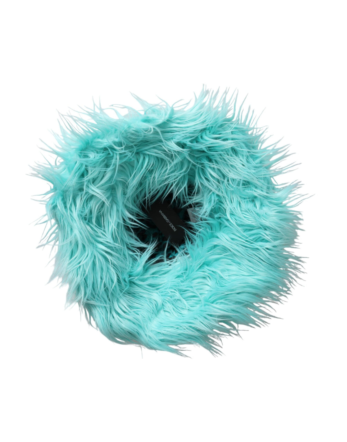 Elevate your style with the Dolce & Gabbana Mint Green Acrylic Fur Womens Bucket Hat, a luxurious statement piece crafted in Italy, embodying exquisite craftsmanship and timeless elegance.