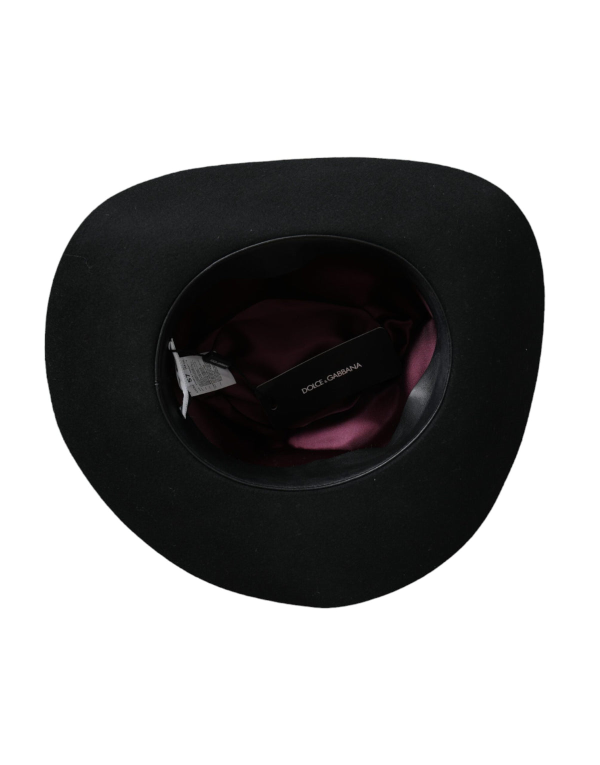 Indulge in the exquisite Dolce & Gabbana Black Rabbit Fedora Trilby, a timeless masterpiece crafted from luxurious rabbit fur, perfect for elevating any sophisticated ensemble.