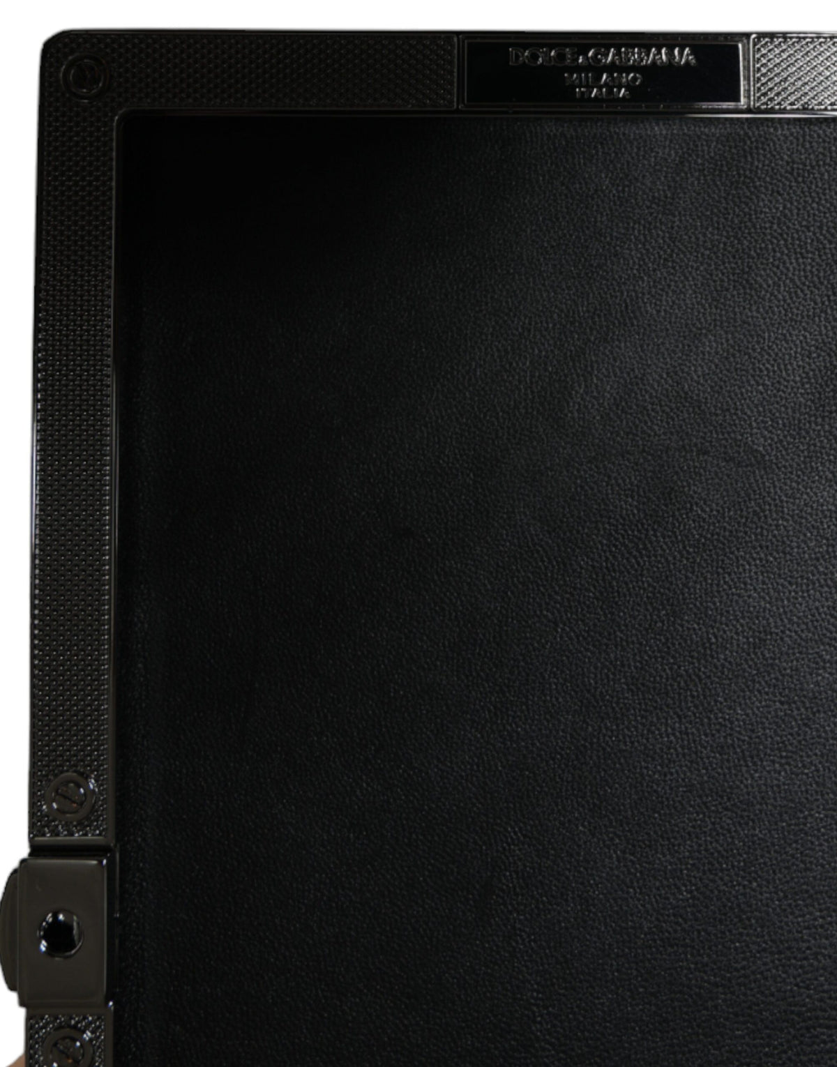 Indulge in the exquisite Dolce & Gabbana Black Velvet Crystal Clutch, a masterpiece of artisanal luxury that elevates your evening elegance with timeless sophistication.