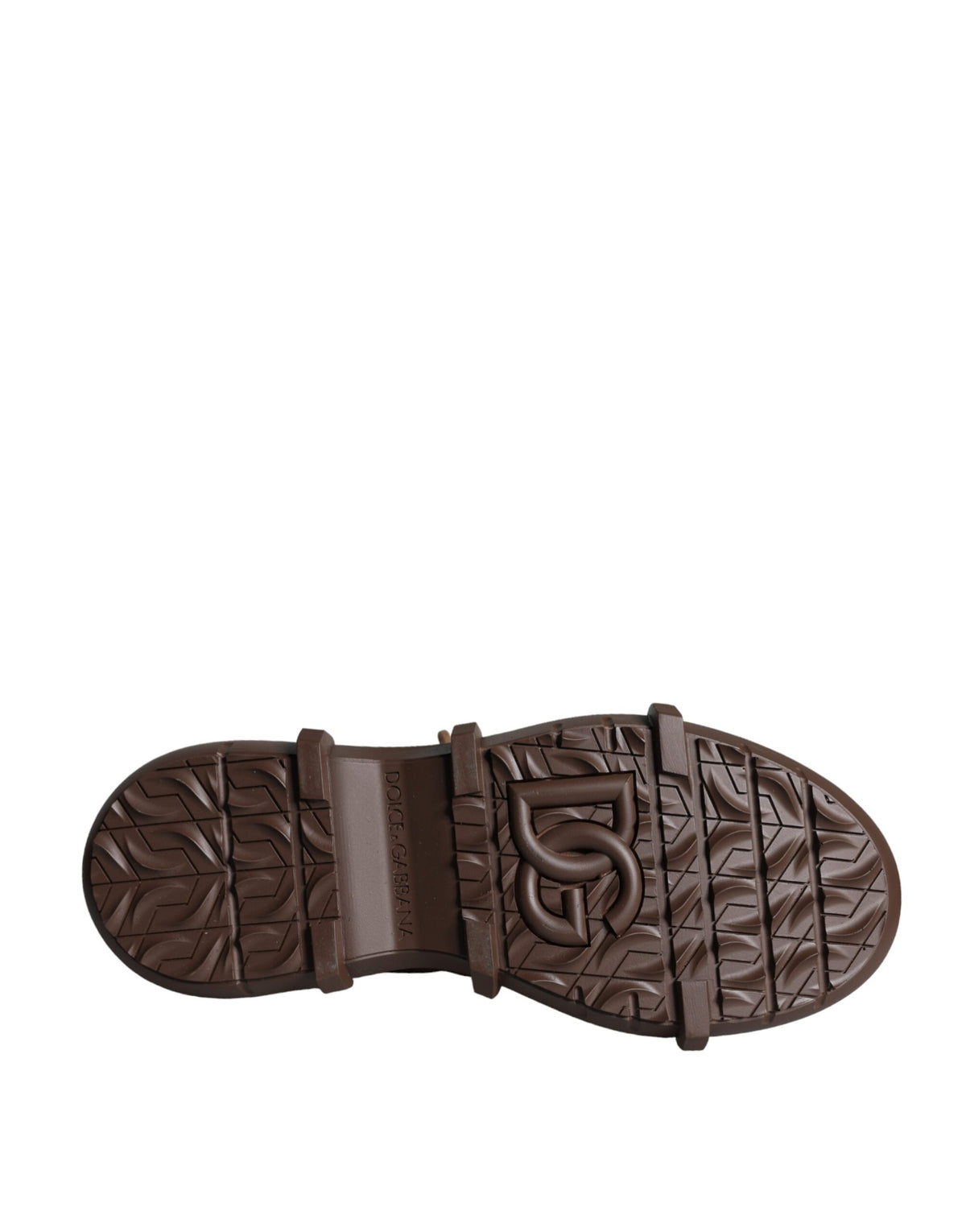 Step into unparalleled luxury with Dolce & Gabbana's Brown Suede Leather Military Combat Boots, where exquisite craftsmanship meets bold sophistication for the modern connoisseur.