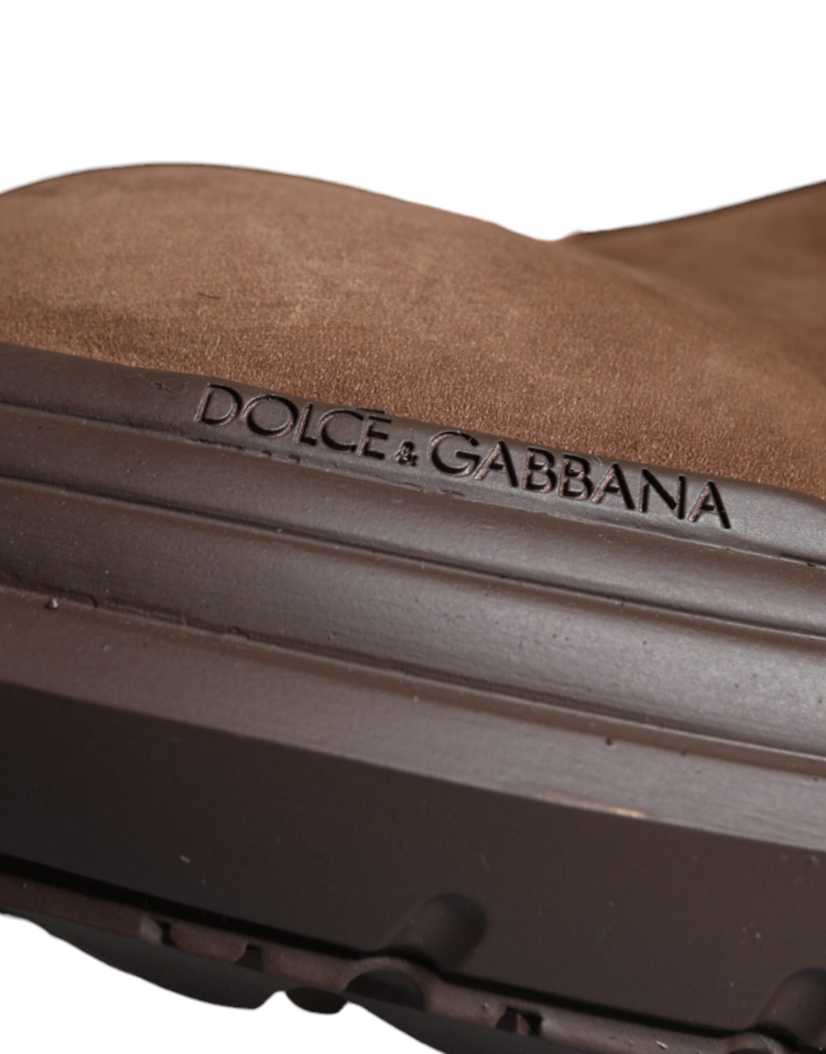 Elevate your style with Dolce & Gabbana's Brown Suede Leather Military Combat Boots, a testament to Italian craftsmanship and timeless luxury for the discerning connoisseur.