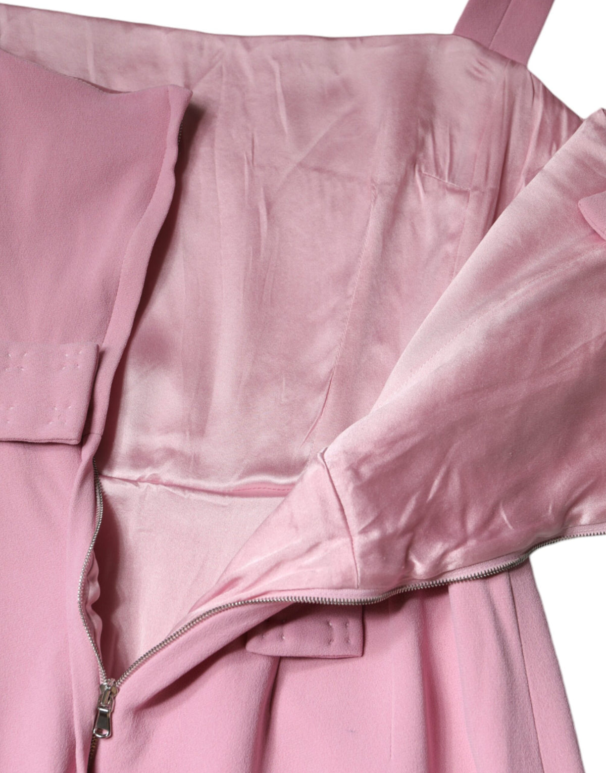 Indulge in the exquisite Dolce & Gabbana Pink A-line Flare Viscose Sleeveless Dress, a masterpiece of Italian craftsmanship that embodies timeless elegance and sophistication.