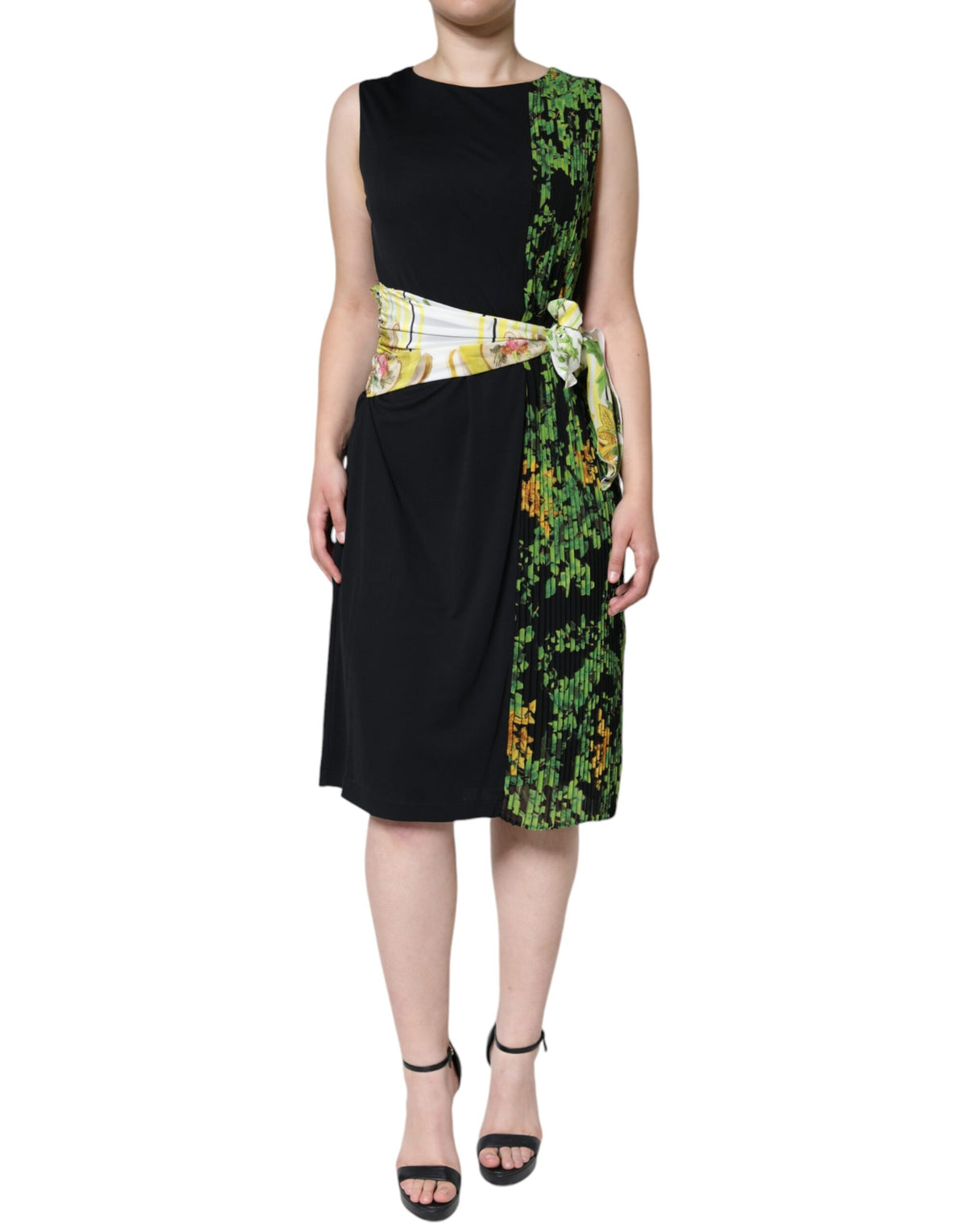Elevate your wardrobe with the Roberto Cavalli Multicolor Floral Sheath Dress, where exquisite viscose craftsmanship meets timeless elegance for unforgettable moments.