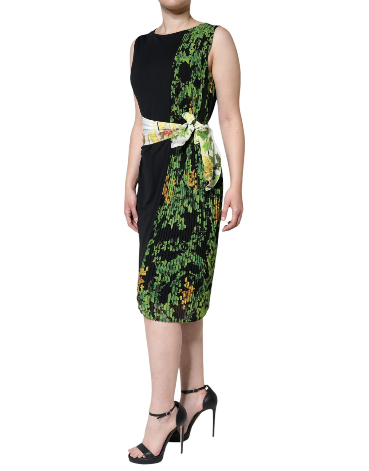 Elevate your elegance with the Roberto Cavalli Multicolor Floral Sheath Dress, a luxurious blend of 100% viscose and artistry, perfect for any sophisticated occasion.