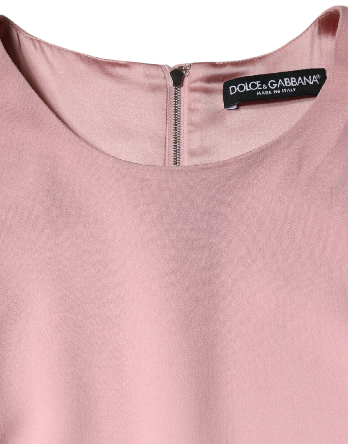Indulge in the exquisite Dolce & Gabbana Pink A-line Viscose Dress, a masterpiece of haute couture craftsmanship that embodies timeless elegance and sensual allure.