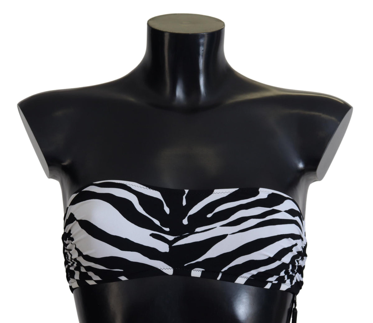 Dolce & Gabbana Zebra Bandeau Bikini Top - Exquisite Luxury Fashion
