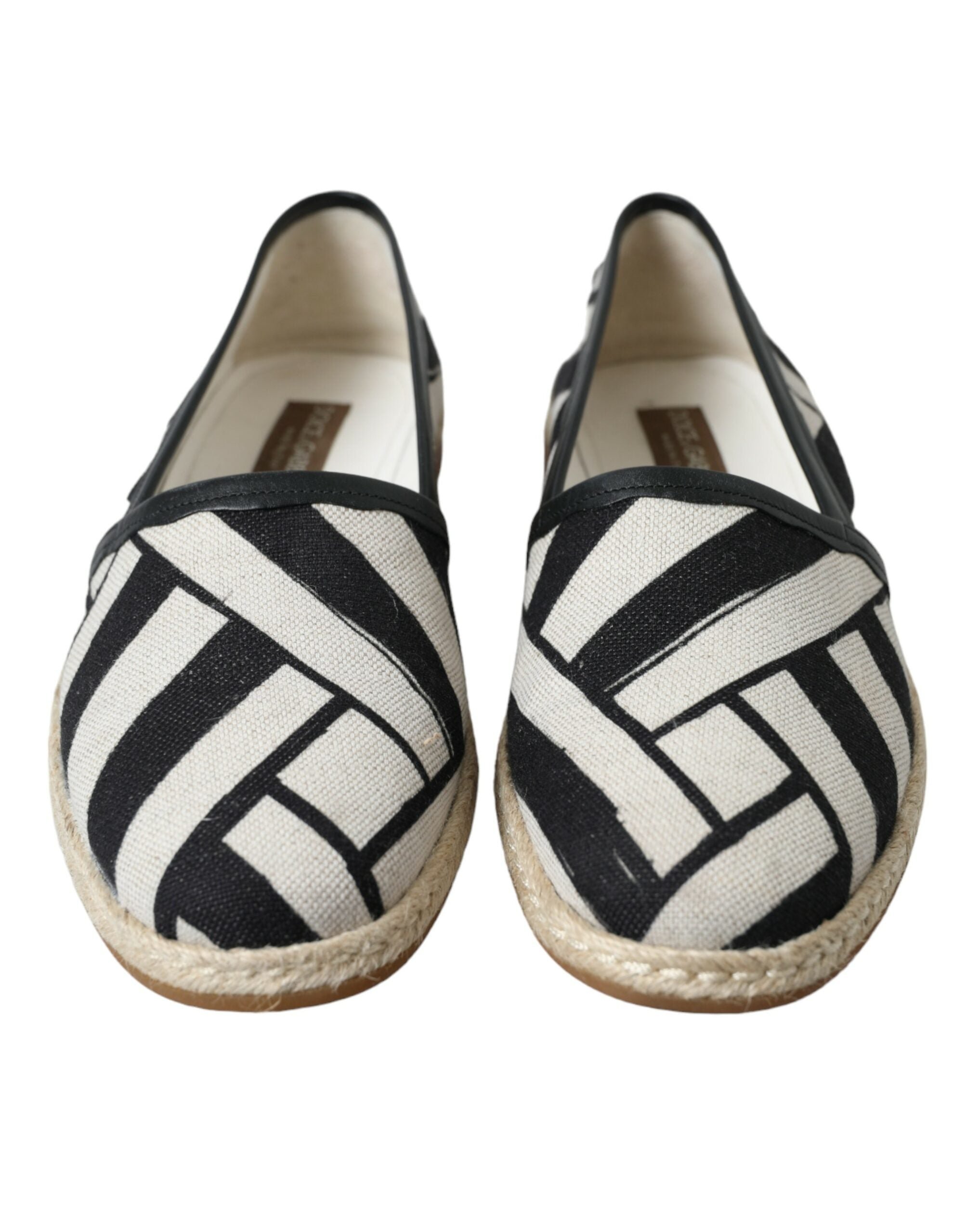 Dolce & Gabbana Chic Striped Luxury Leather Espadrilles - DEA STILOSA MILANO