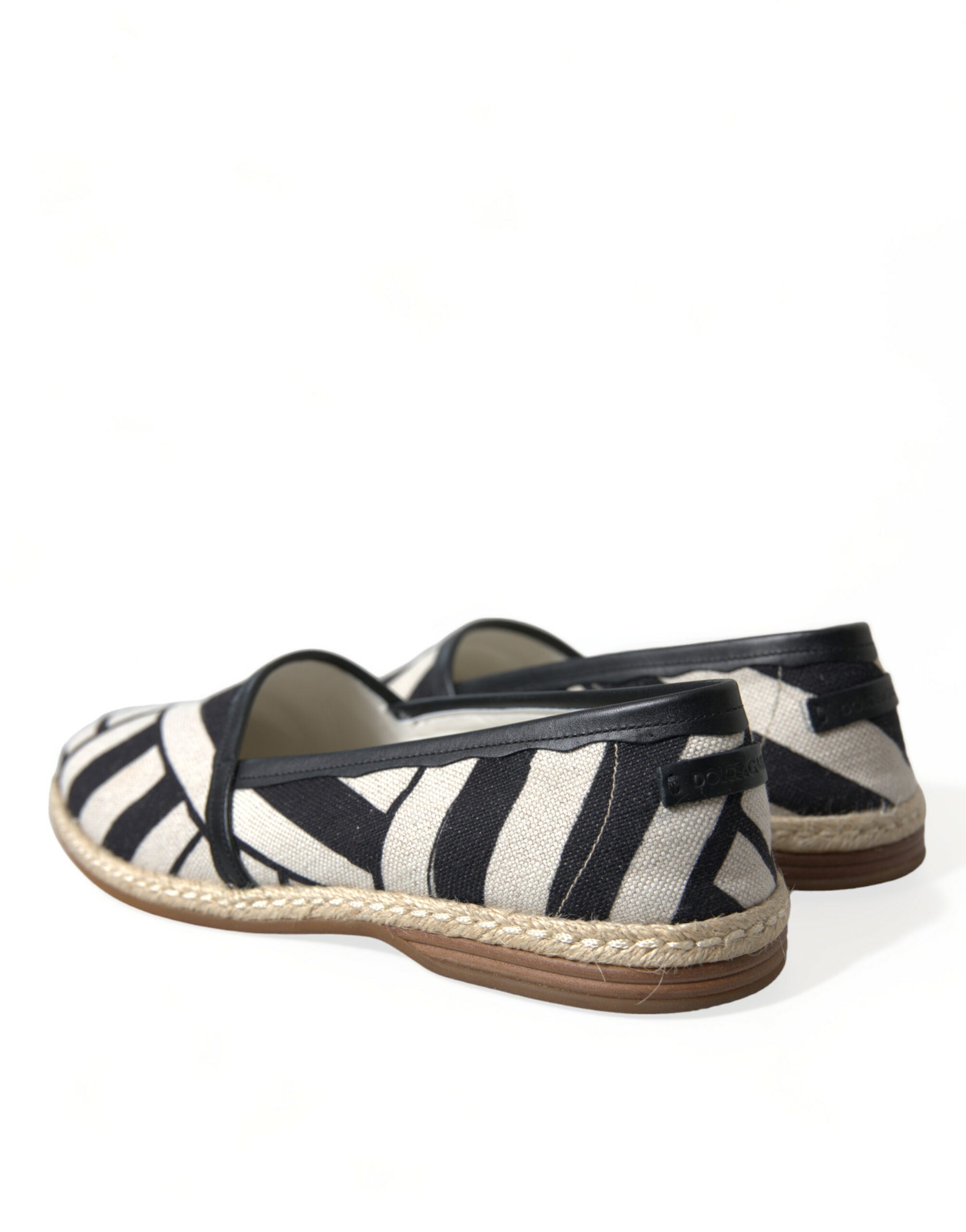 Dolce & Gabbana Chic Striped Luxury Leather Espadrilles - DEA STILOSA MILANO