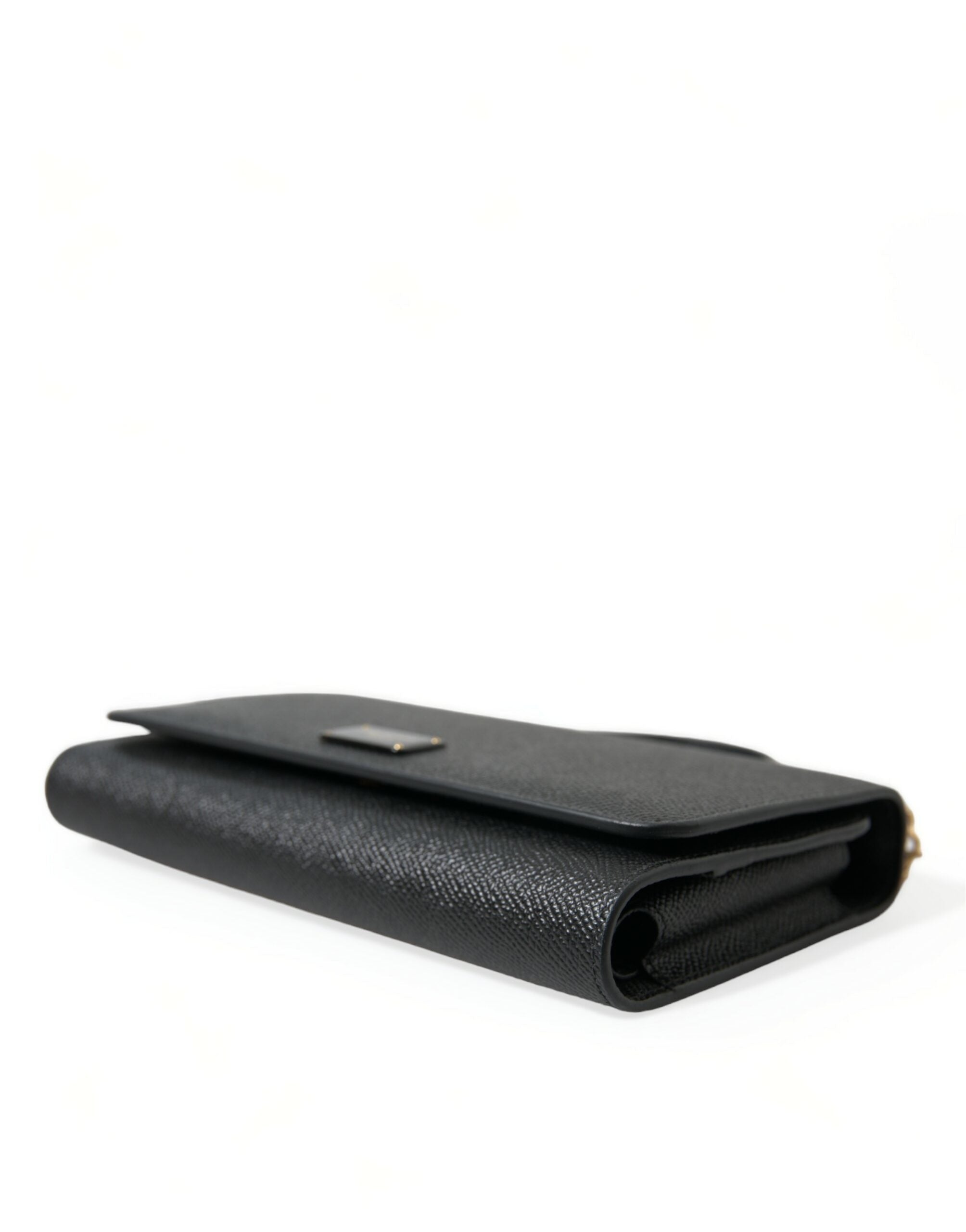 Dolce & Gabbana Elegant Leather Chain-Strapped Phone Case - DEA STILOSA MILANO