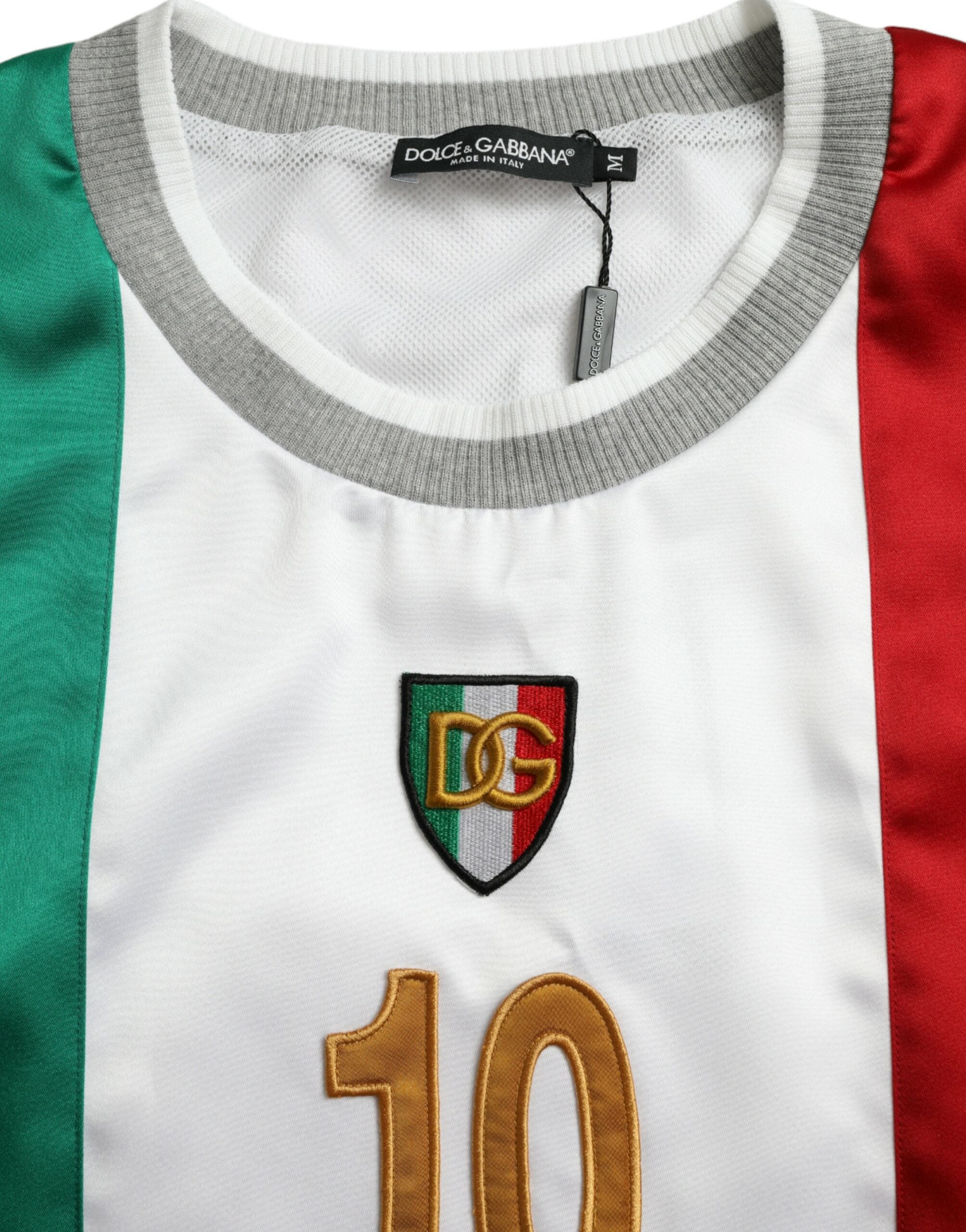 Dolce & Gabbana Multicolor Jersey Sleeveless Tank T-shirt - DEA STILOSA MILANO