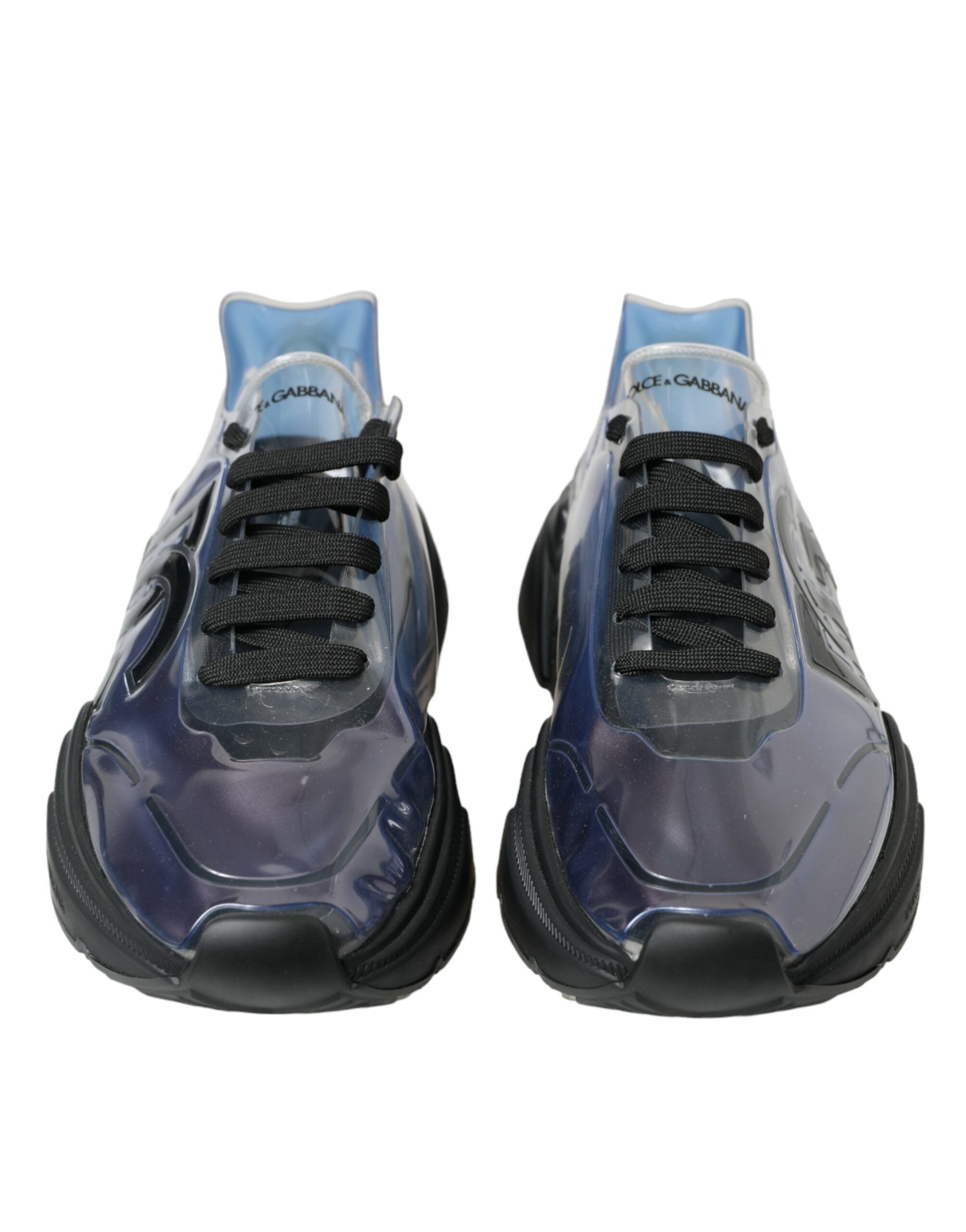Dolce & Gabbana Elevate Your Style with Chic Blue Sneakers - DEA STILOSA MILANO