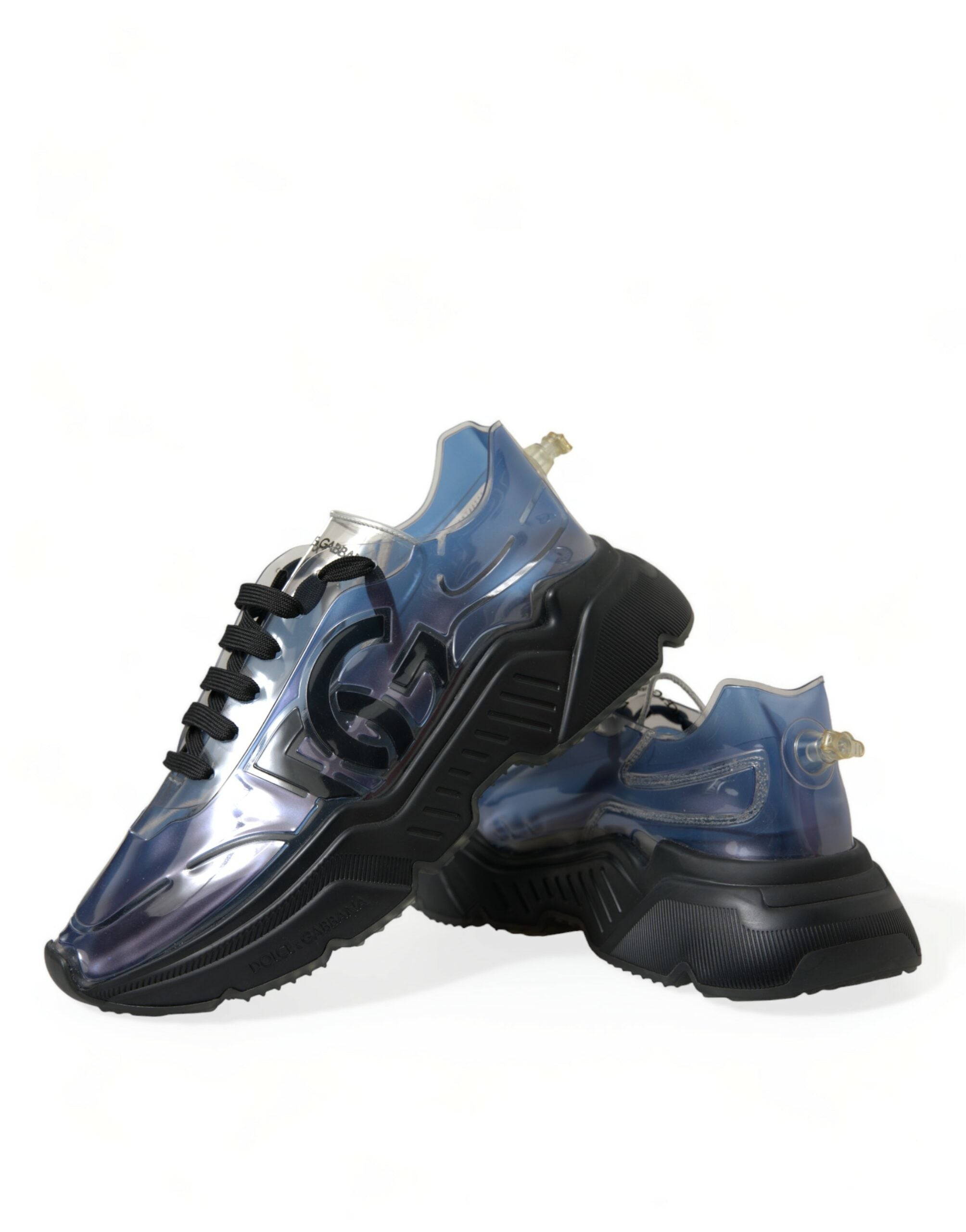 Dolce & Gabbana Elevate Your Style with Chic Blue Sneakers - DEA STILOSA MILANO