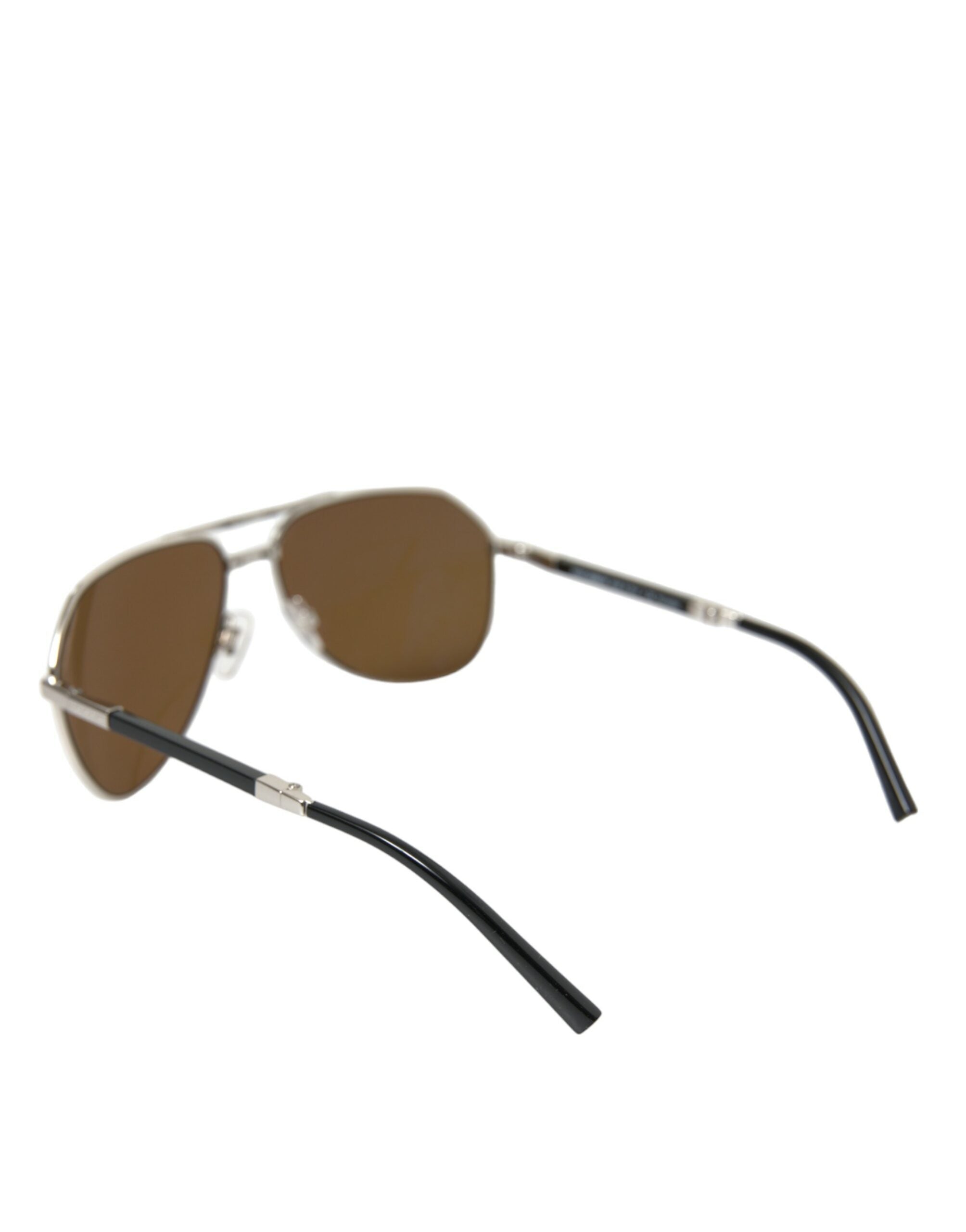 Dolce & Gabbana Sleek Silver Metal Sunglasses for Men - DEA STILOSA MILANO