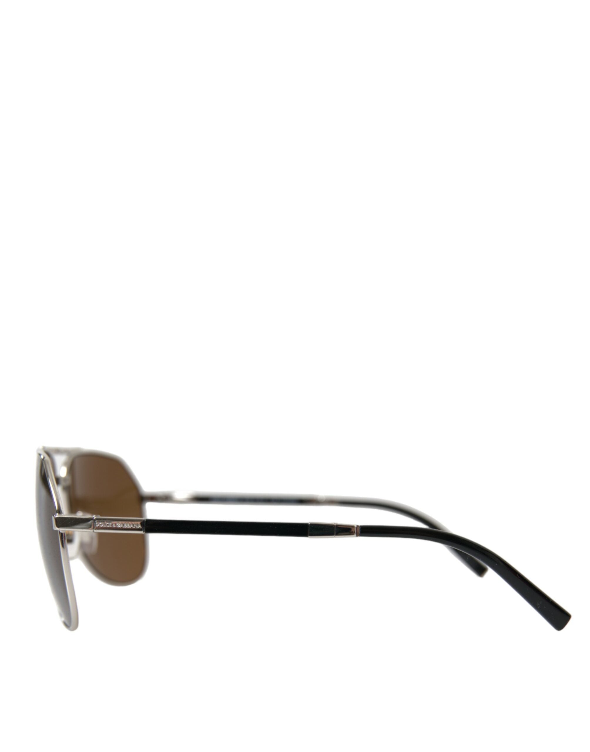 Dolce & Gabbana Sleek Silver Metal Sunglasses for Men - DEA STILOSA MILANO