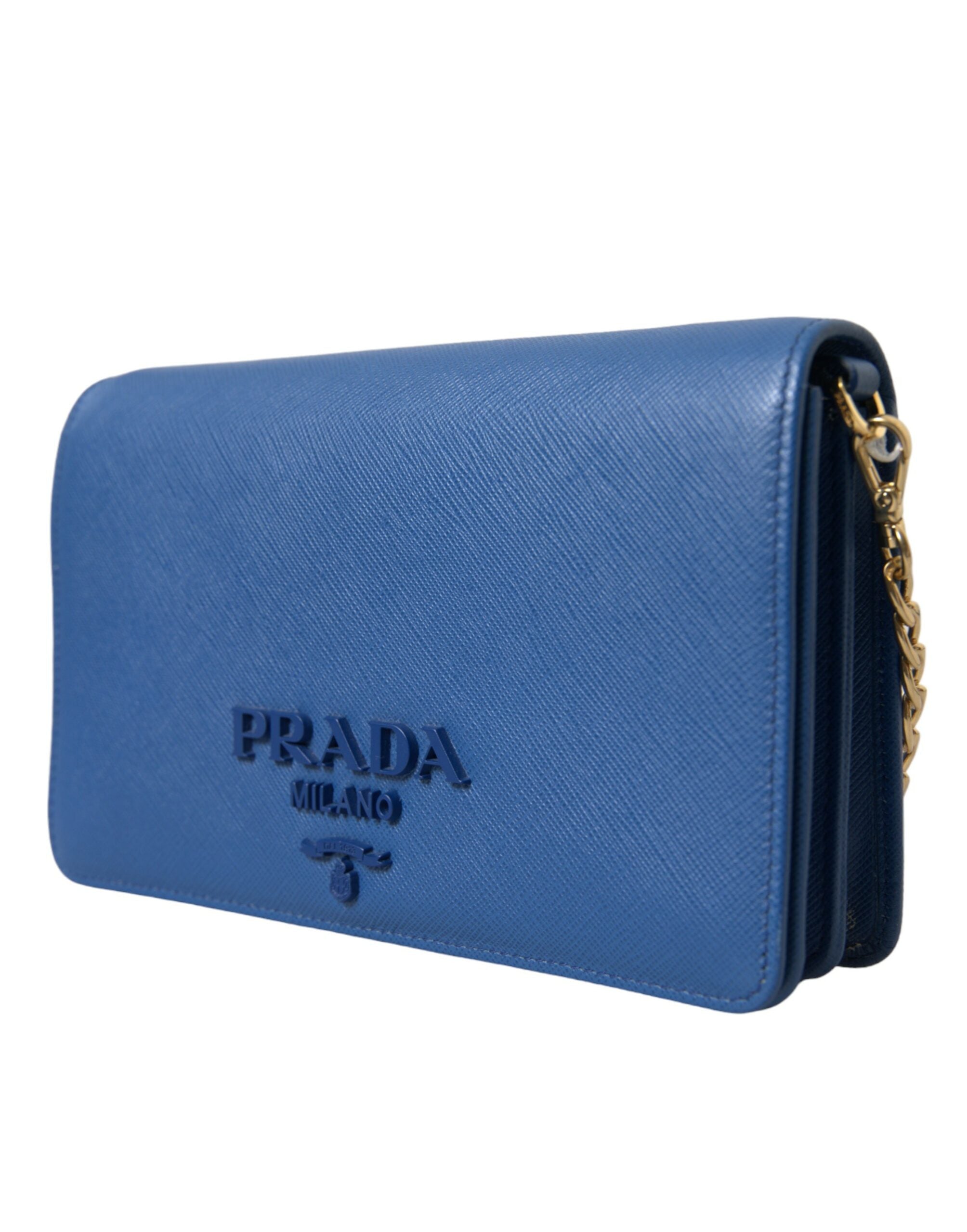 Prada Elegant Monogram Leather Sling Purse - DEA STILOSA MILANO