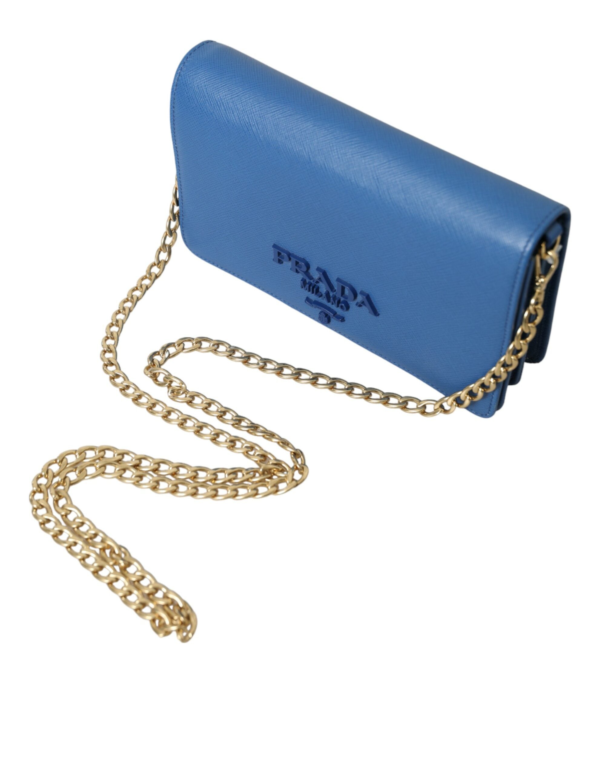 Prada Elegant Monogram Leather Sling Purse - DEA STILOSA MILANO