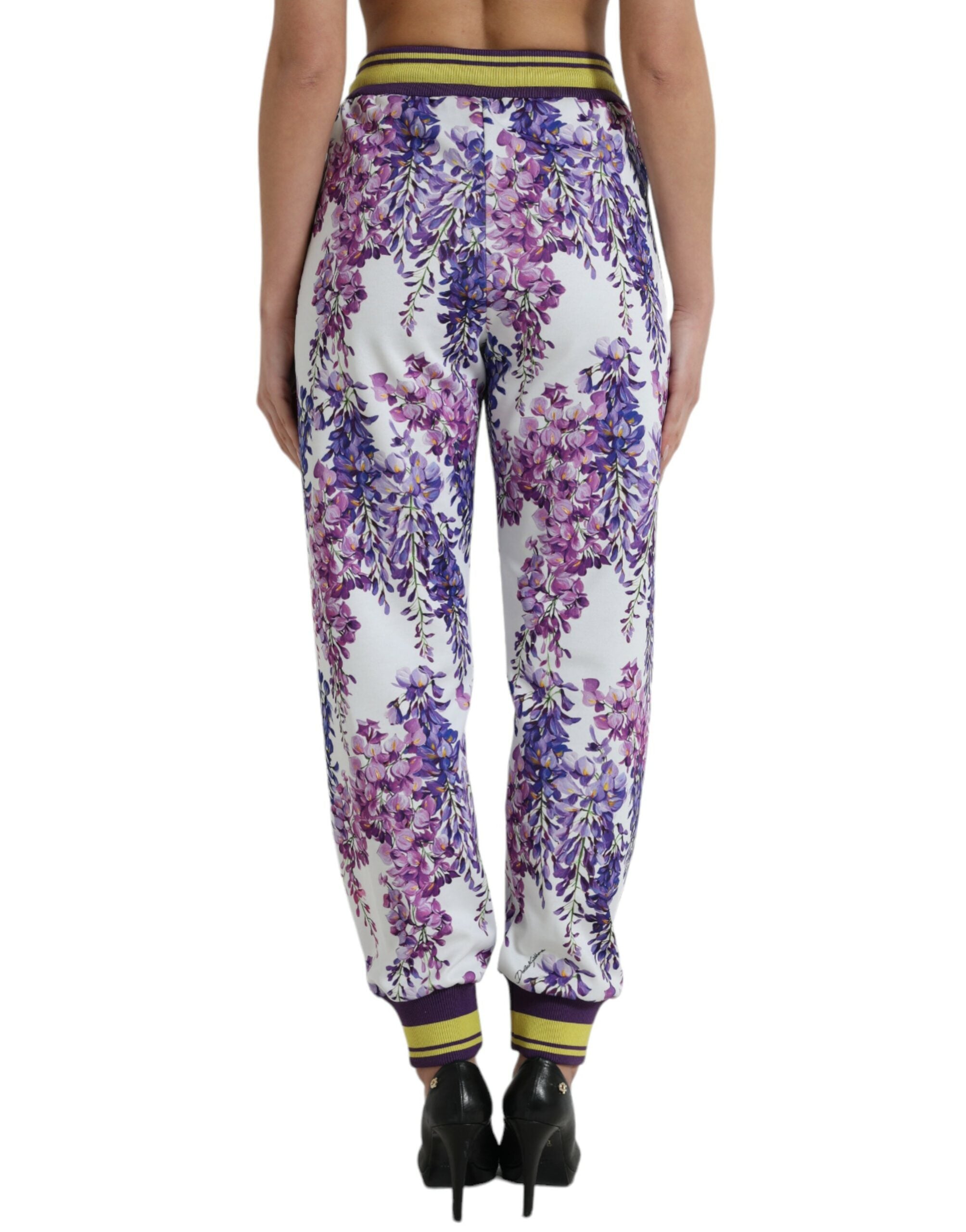 Dolce & Gabbana Multicolor Floral Print Jogger Pants - DEA STILOSA MILANO