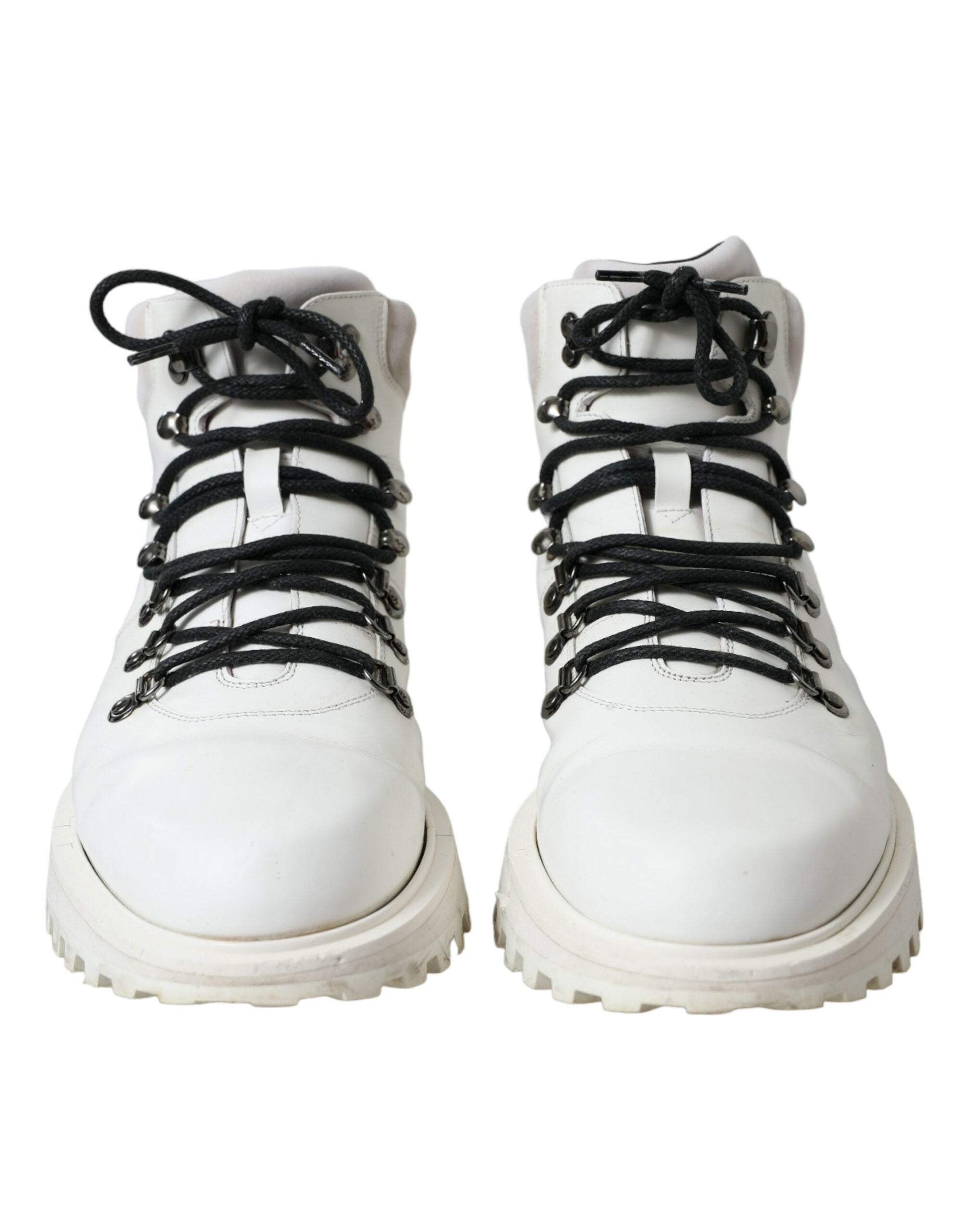 Dolce & Gabbana Pristine White Italian Ankle Boots - DEA STILOSA MILANO